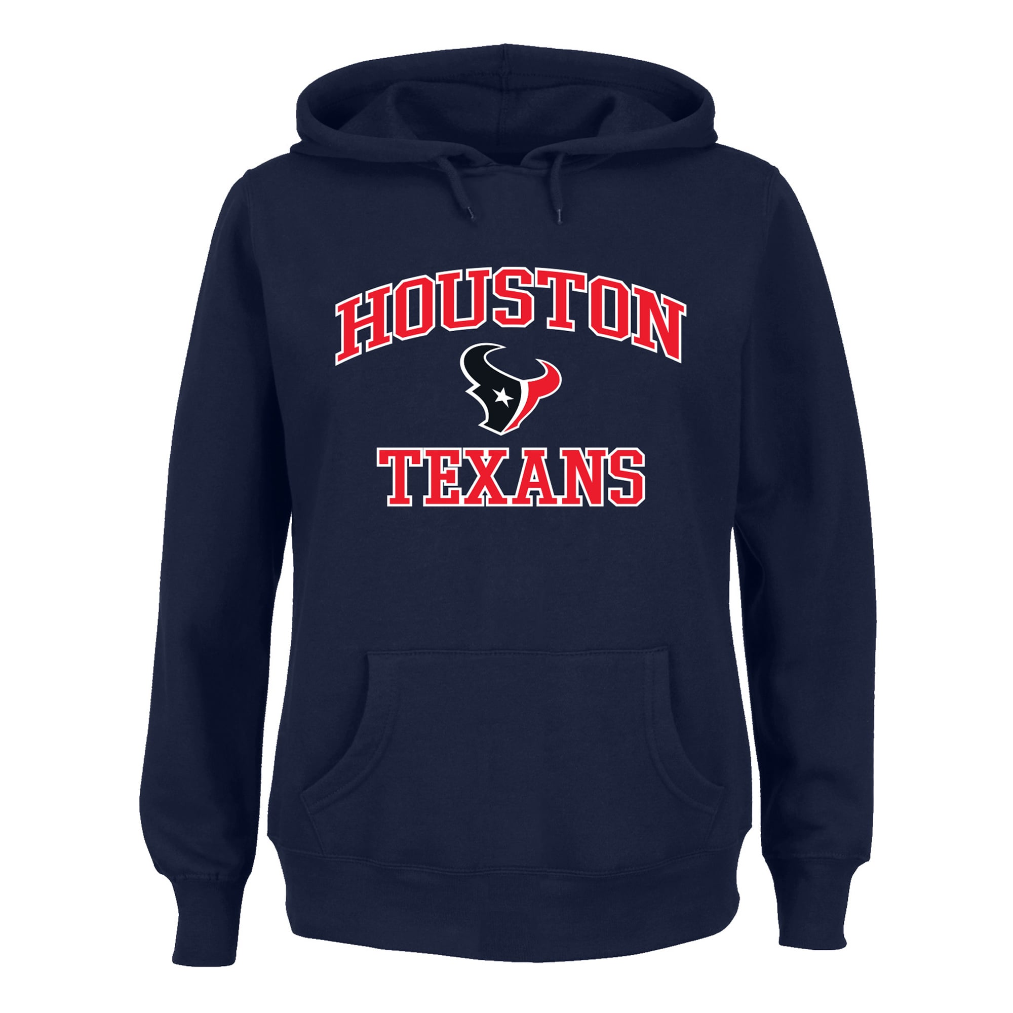 Sweat à capuche Fanatics bleu marine pour femme, Houston Texans, grande taille, motif cœur et âme