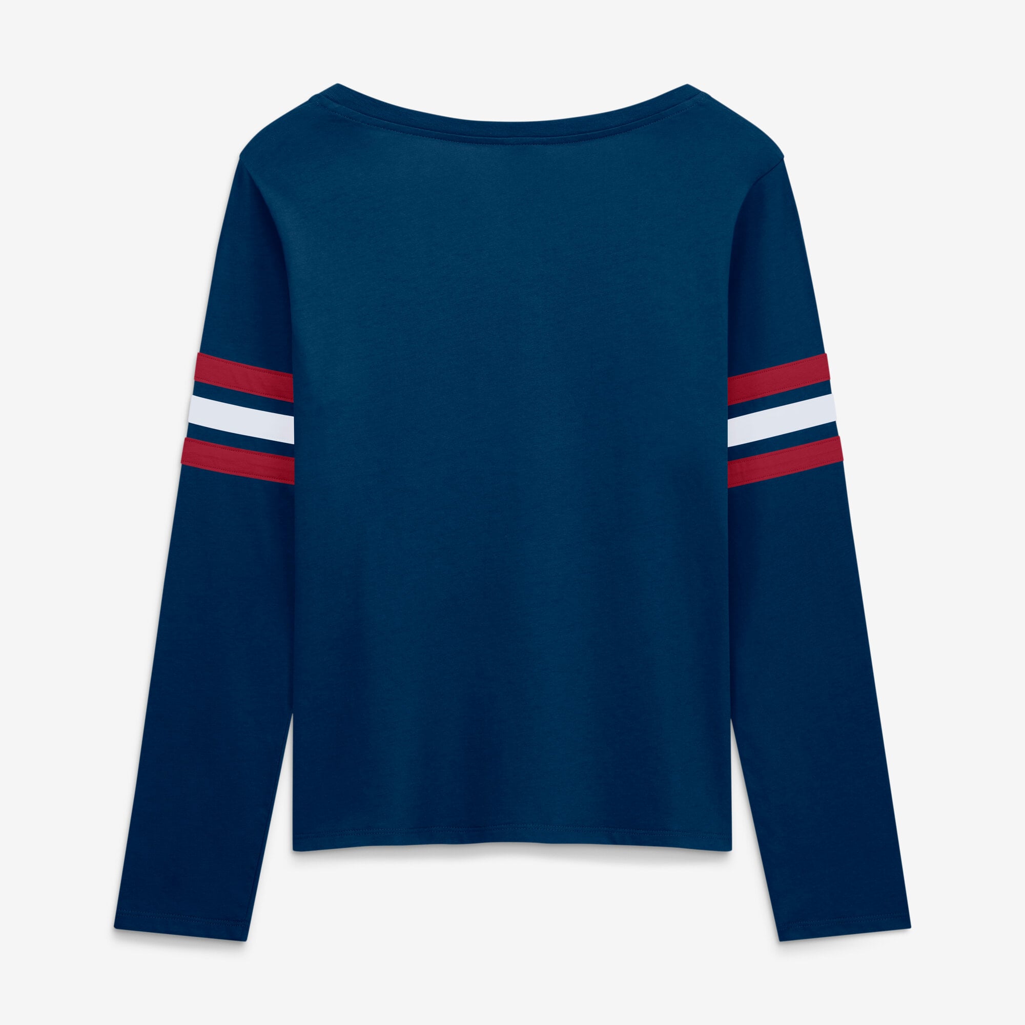 T-shirt à manches longues lacets Fanatics Navy Houston Texans pour femmes