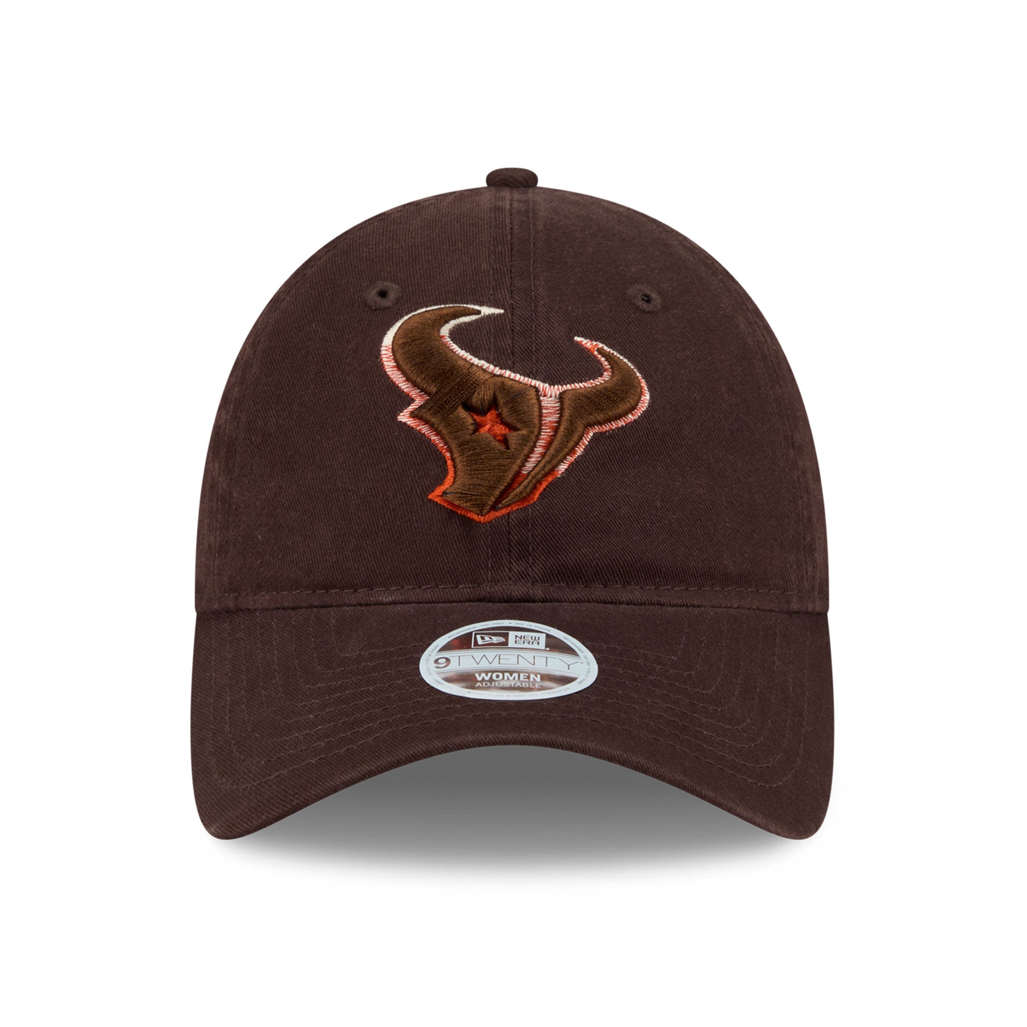 Women's New Era Brown Houston Texans Pumpkin Spice 9TWENTY Adjustable Hat