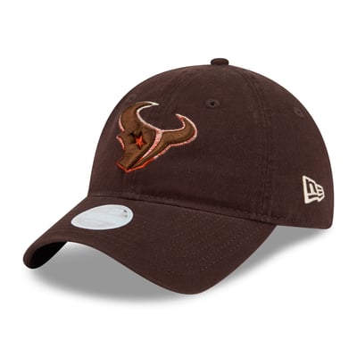 Houston Texans New Era Women's Pumpkin Spice 9TWENTY Adjustable Hat - Brown