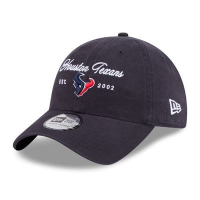 Houston Texans New Era Women's Script Casual Classic Adjustable Hat - Navy
