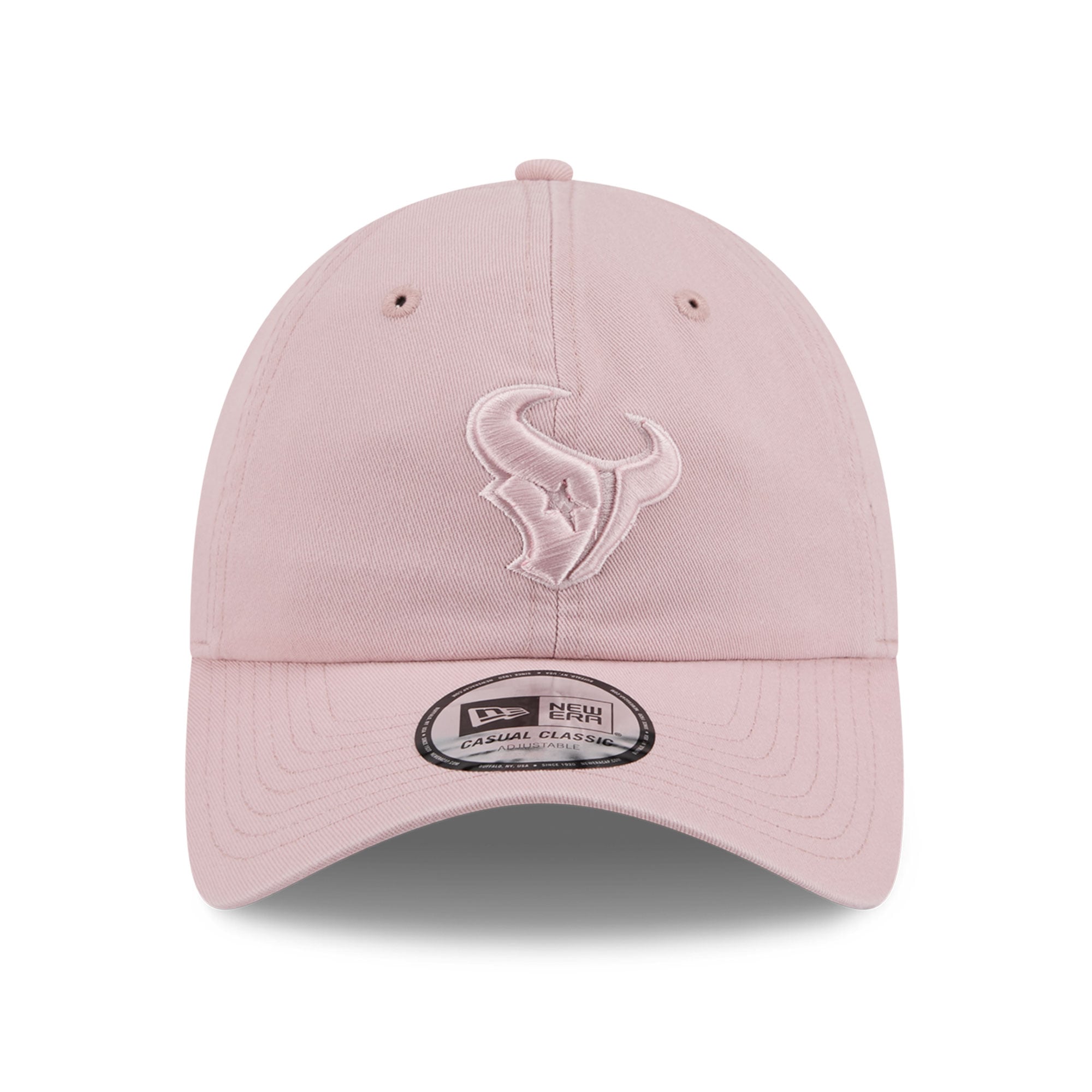 Casquette New Era rose pour femme, Houston Texans, style classique décontracté et ajustable