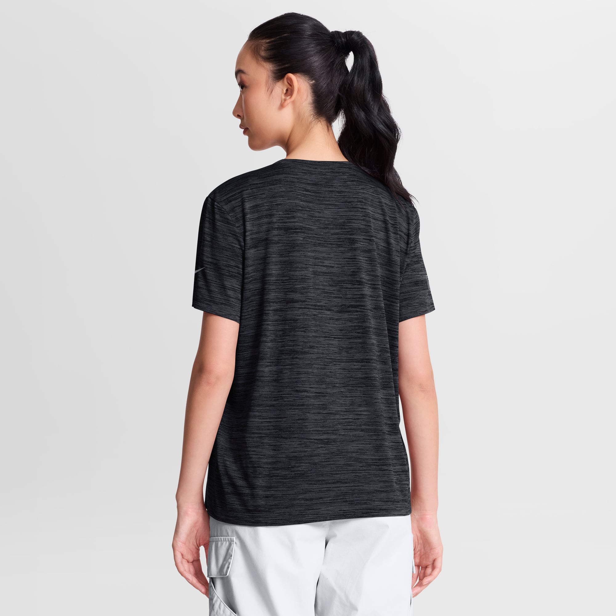 T-shirt Nike noir pour femme Houston Texans Sideline Velocity Dri-FIT