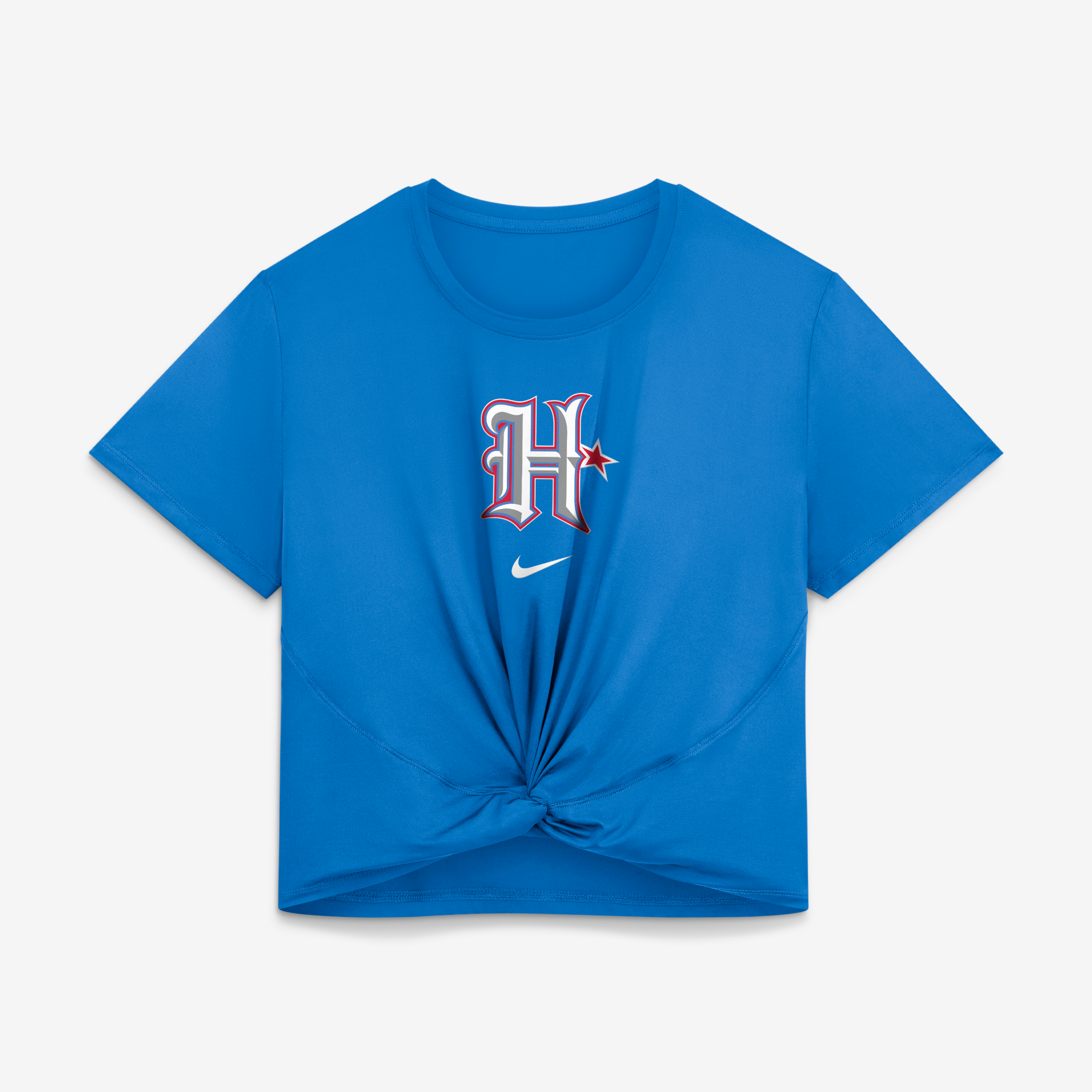 T-shirt court Nike bleu Houston Texans 2026 Rivalries Collection Classic Twist pour femme