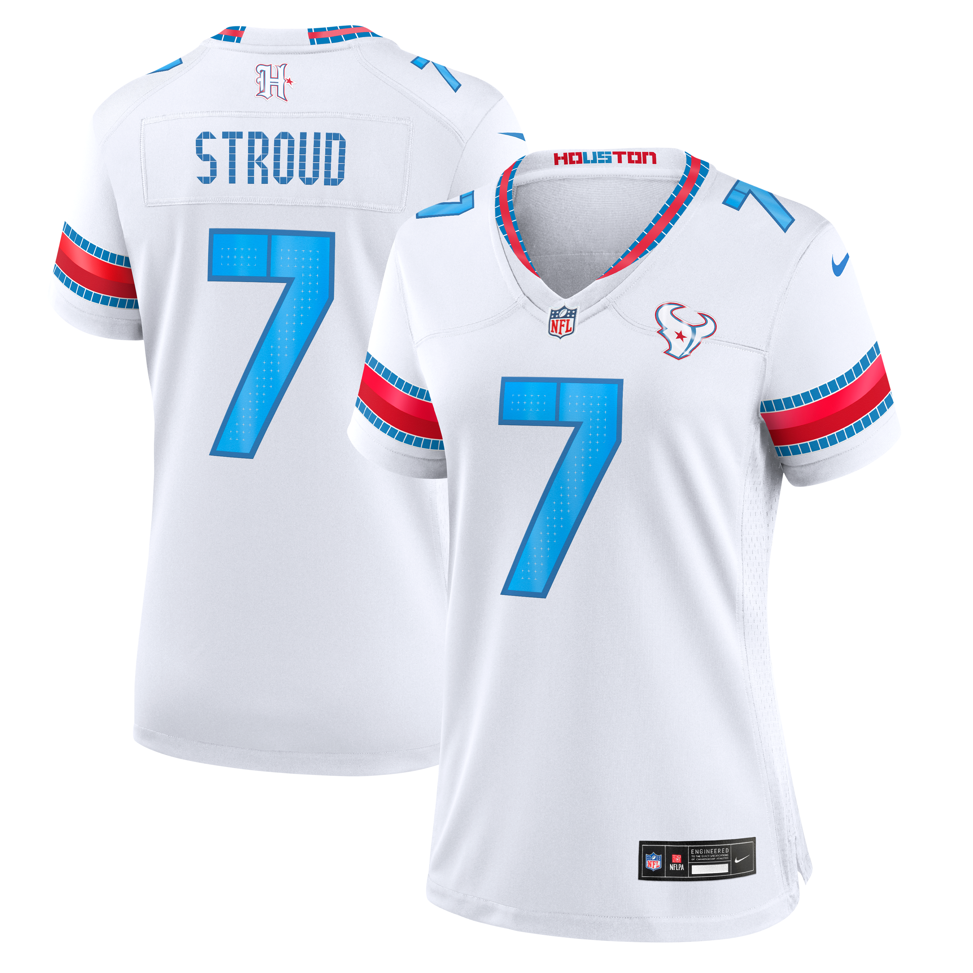 Women's Nike C.J. Stroud White Houston Texans 2026 Rivalries Collection Game Jersey