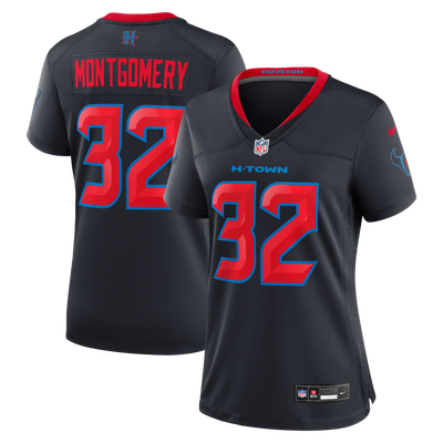 David Montgomery Houston Texans Nike Women's Alternate Game Jersey - Navy
