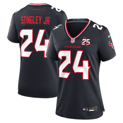 Derek Stingley Jr. Houston Texans Nike Women's Team 25th Season Game Jersey - Navy
