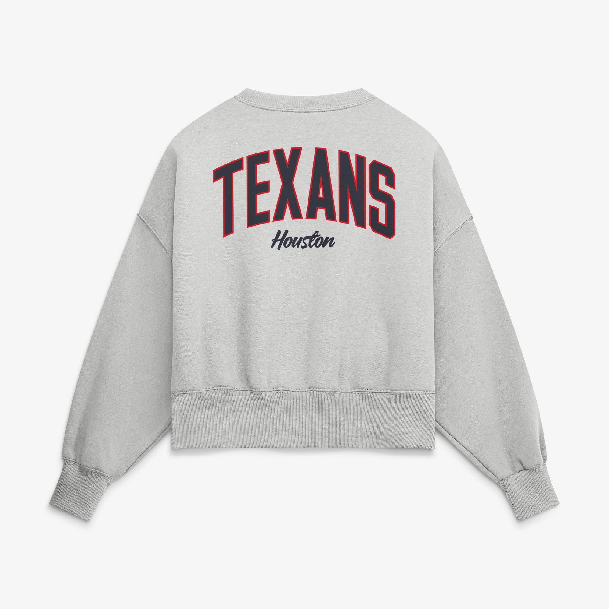 Sweat-shirt polaire surdimensionné Nike gris Houston Texans Primetime Phoenix pour femme