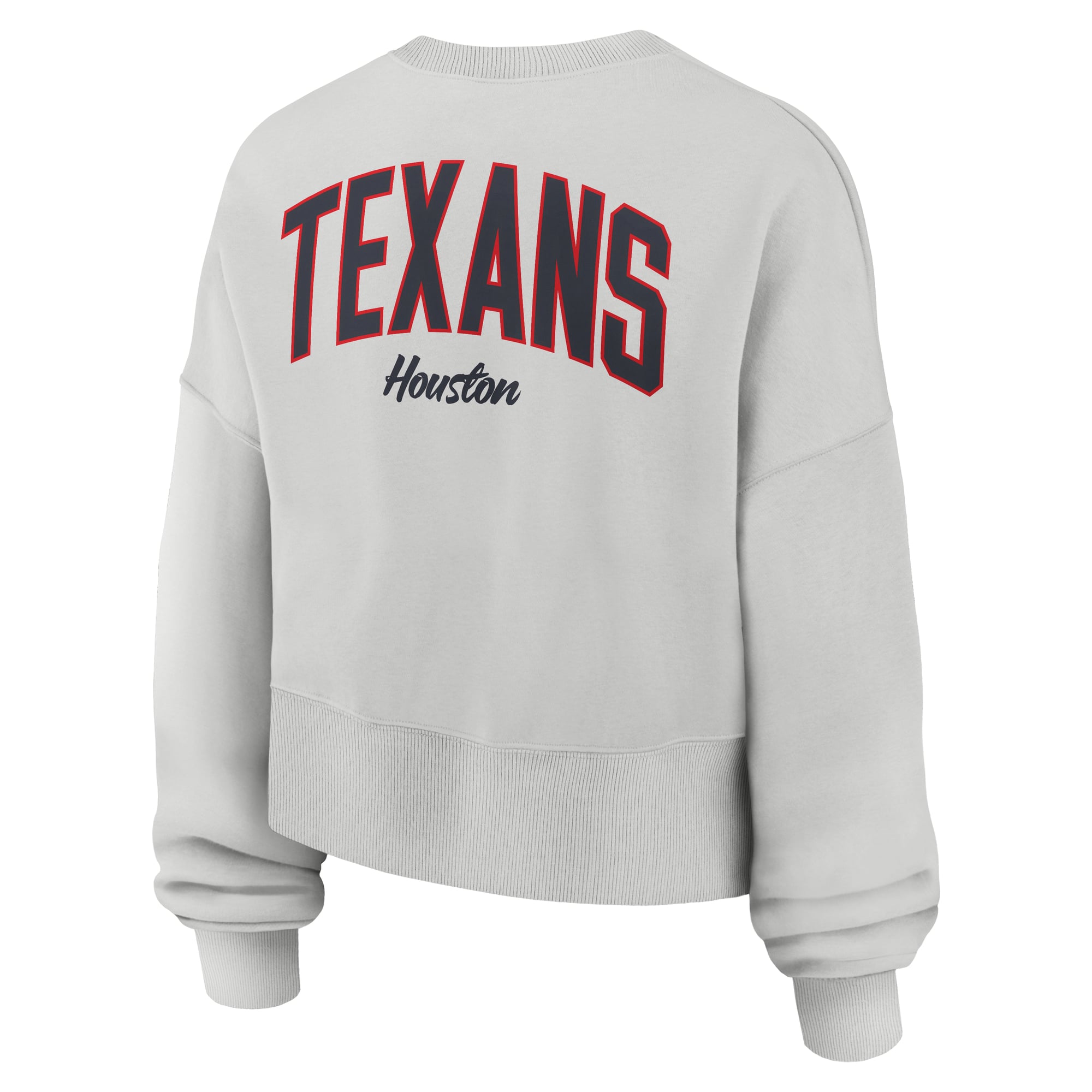 Sweat-shirt polaire surdimensionné Nike gris Houston Texans Primetime Phoenix pour femme