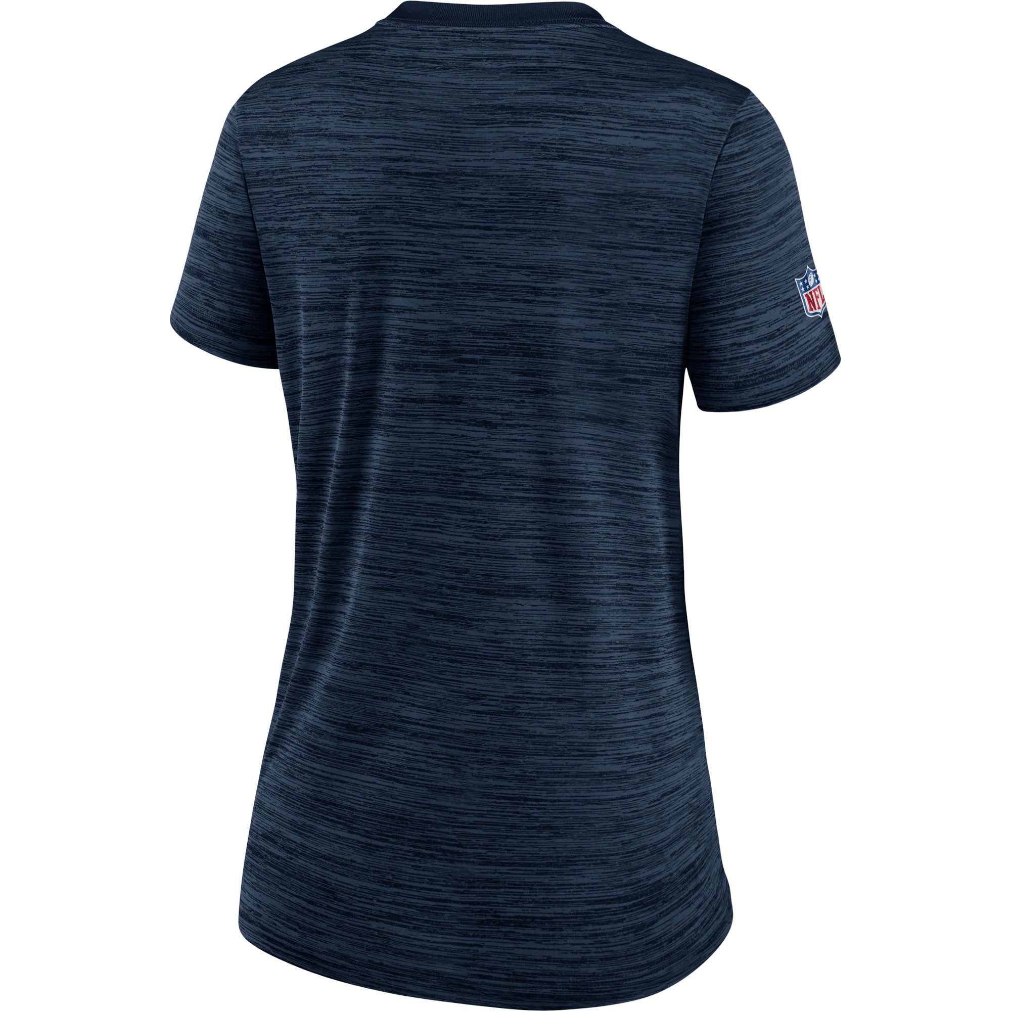 T-shirt Nike Houston Texans Velocity Sideline Performance pour femme - Bleu marine
