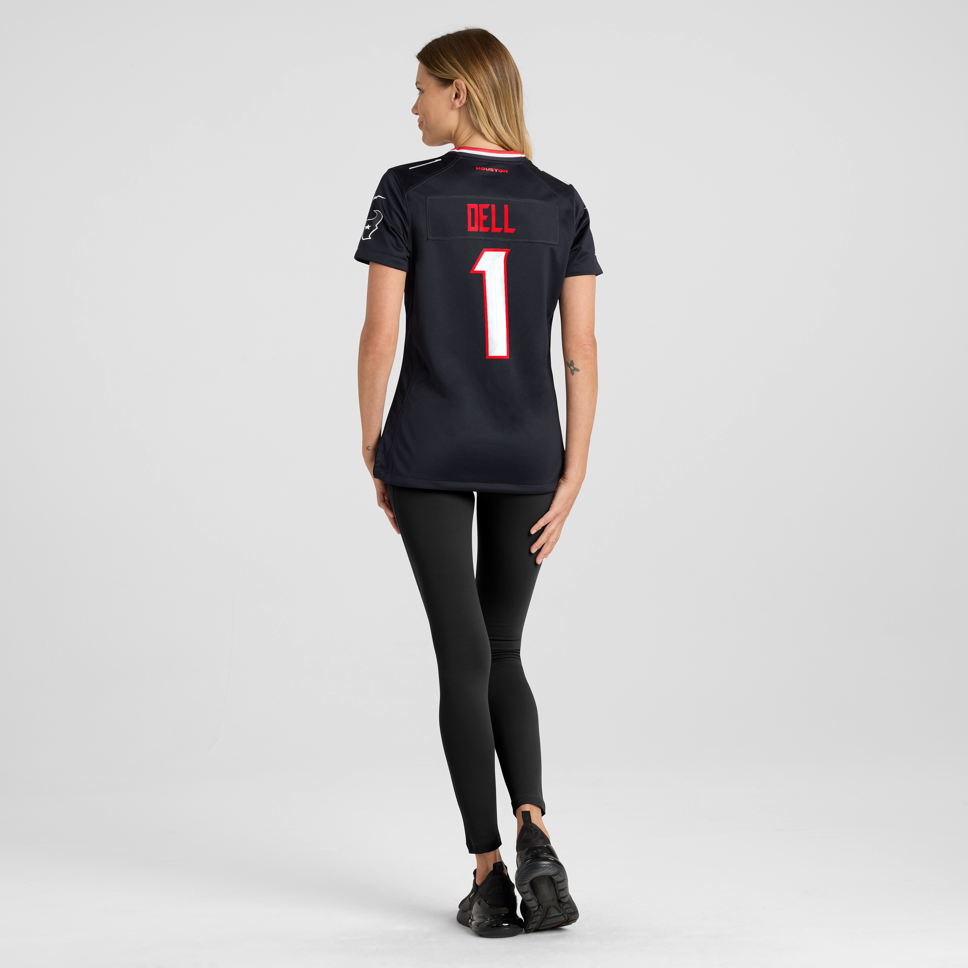 Débardeur Nike pour femme Dell Navy Maillot de match l'équipe des Houston Texans