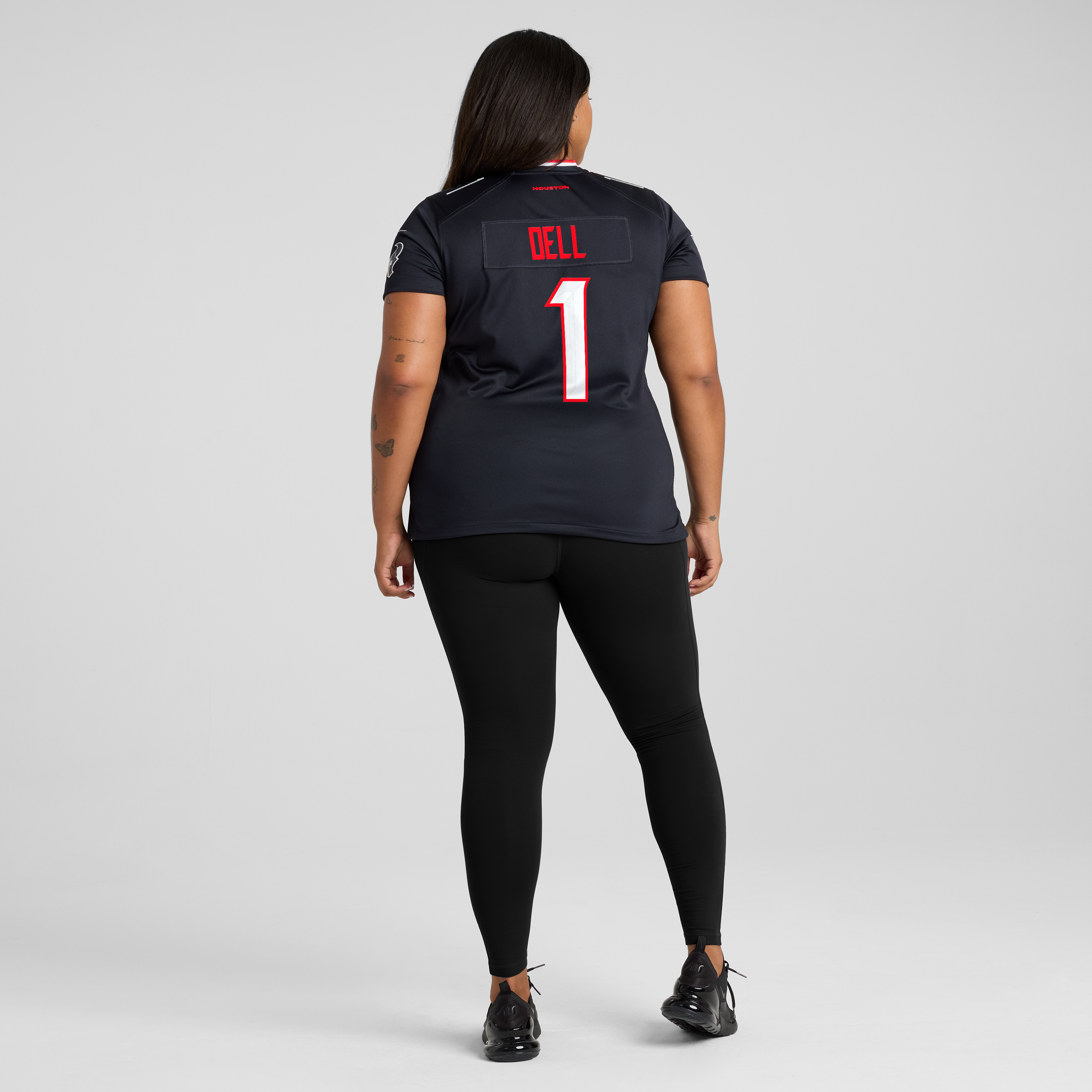 Débardeur Nike pour femme Dell Navy Maillot de match l'équipe des Houston Texans