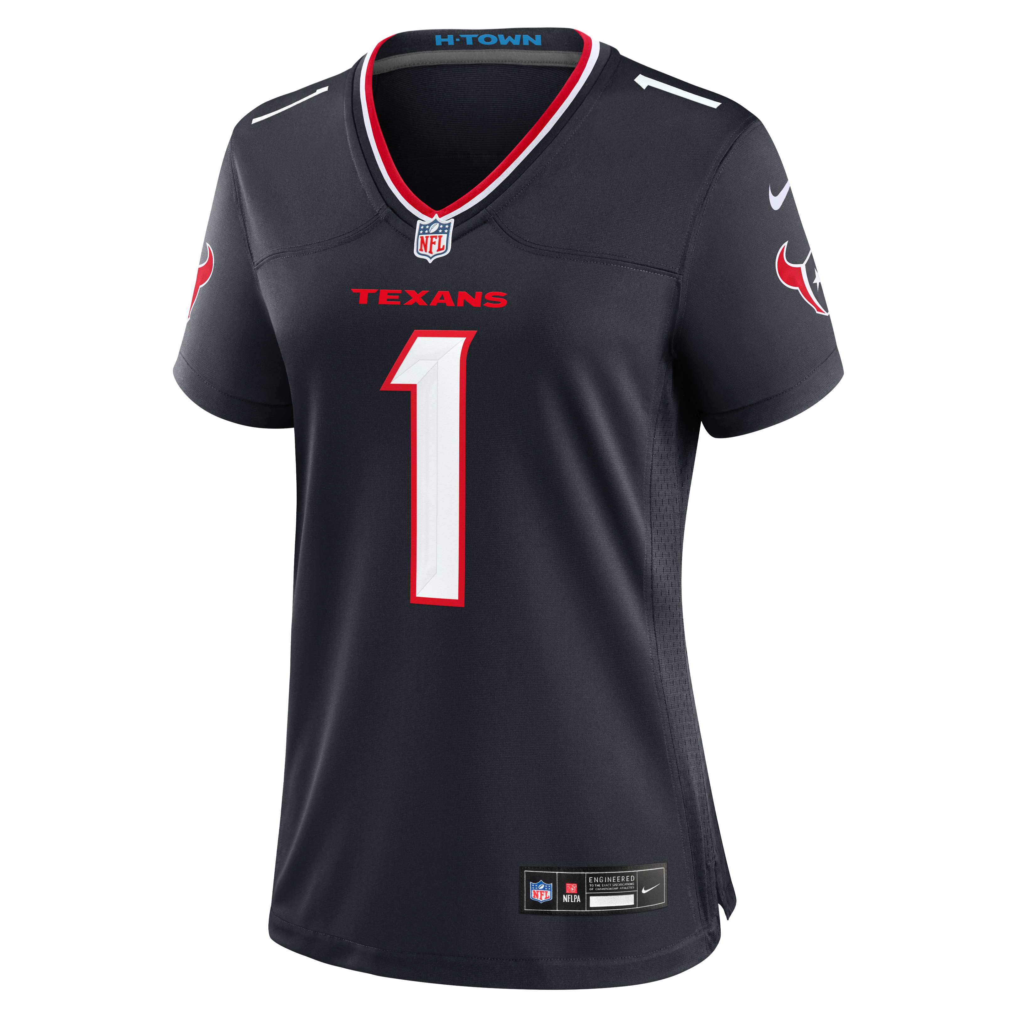 Débardeur Nike pour femme Dell Navy Maillot de match l'équipe des Houston Texans