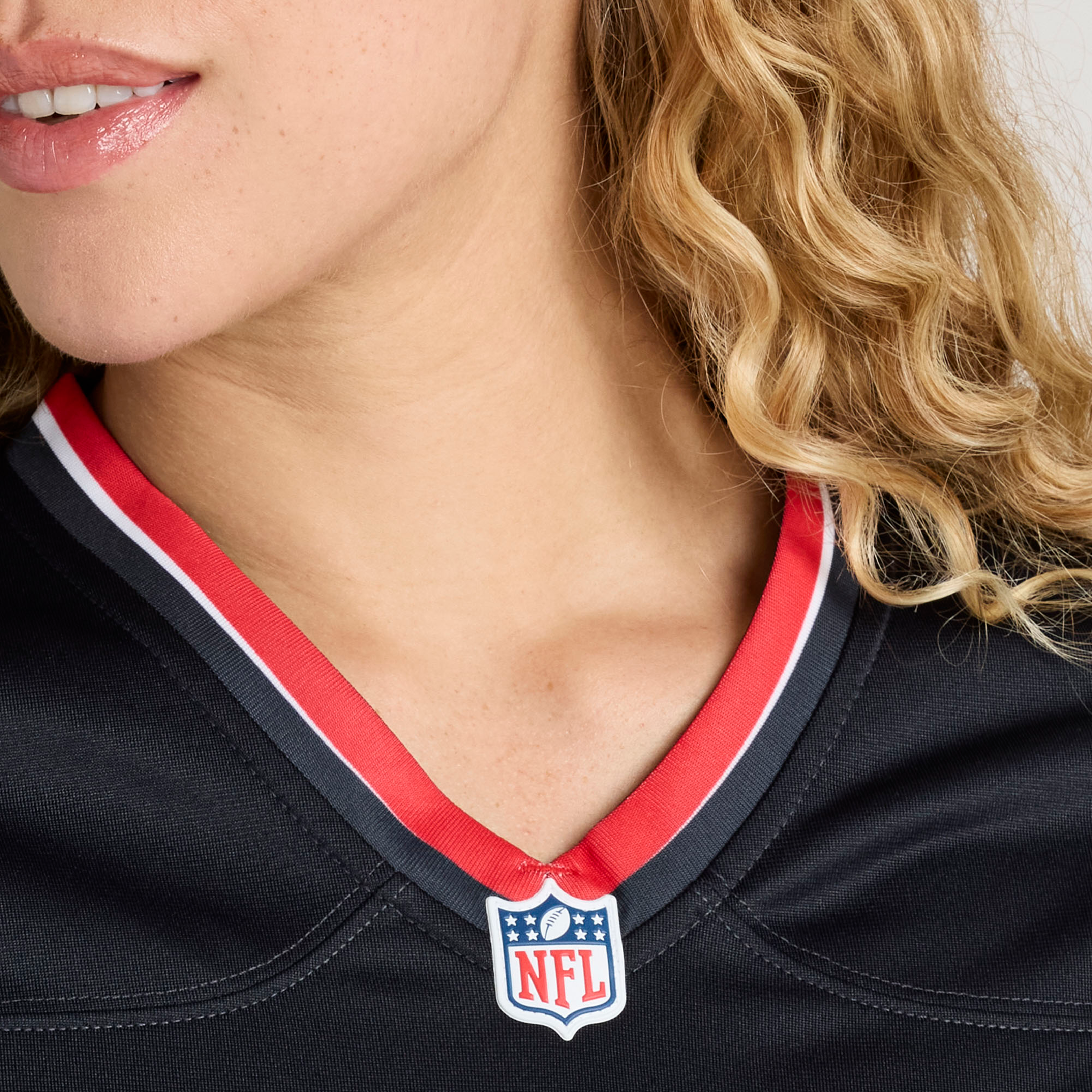 Débardeur Nike pour femme Dell Navy Maillot de match l'équipe des Houston Texans