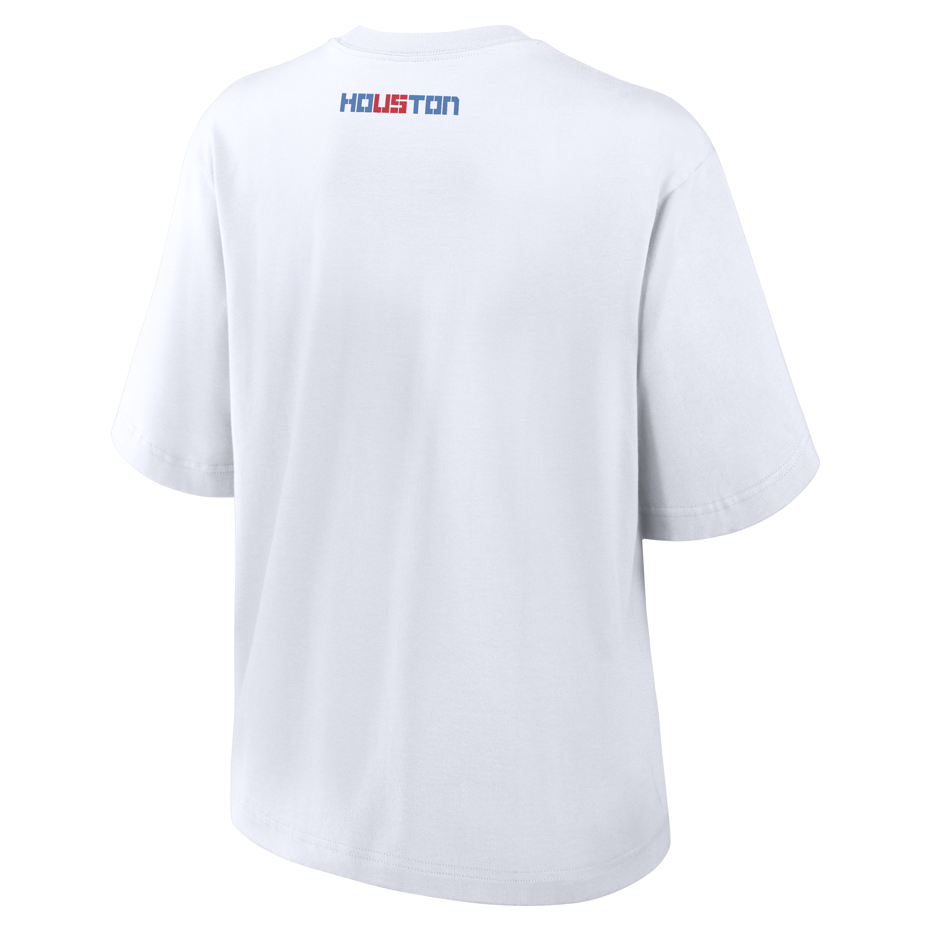T-shirt boxy Nike blanc pour femme, collection Houston Texans 2026 Rivalries