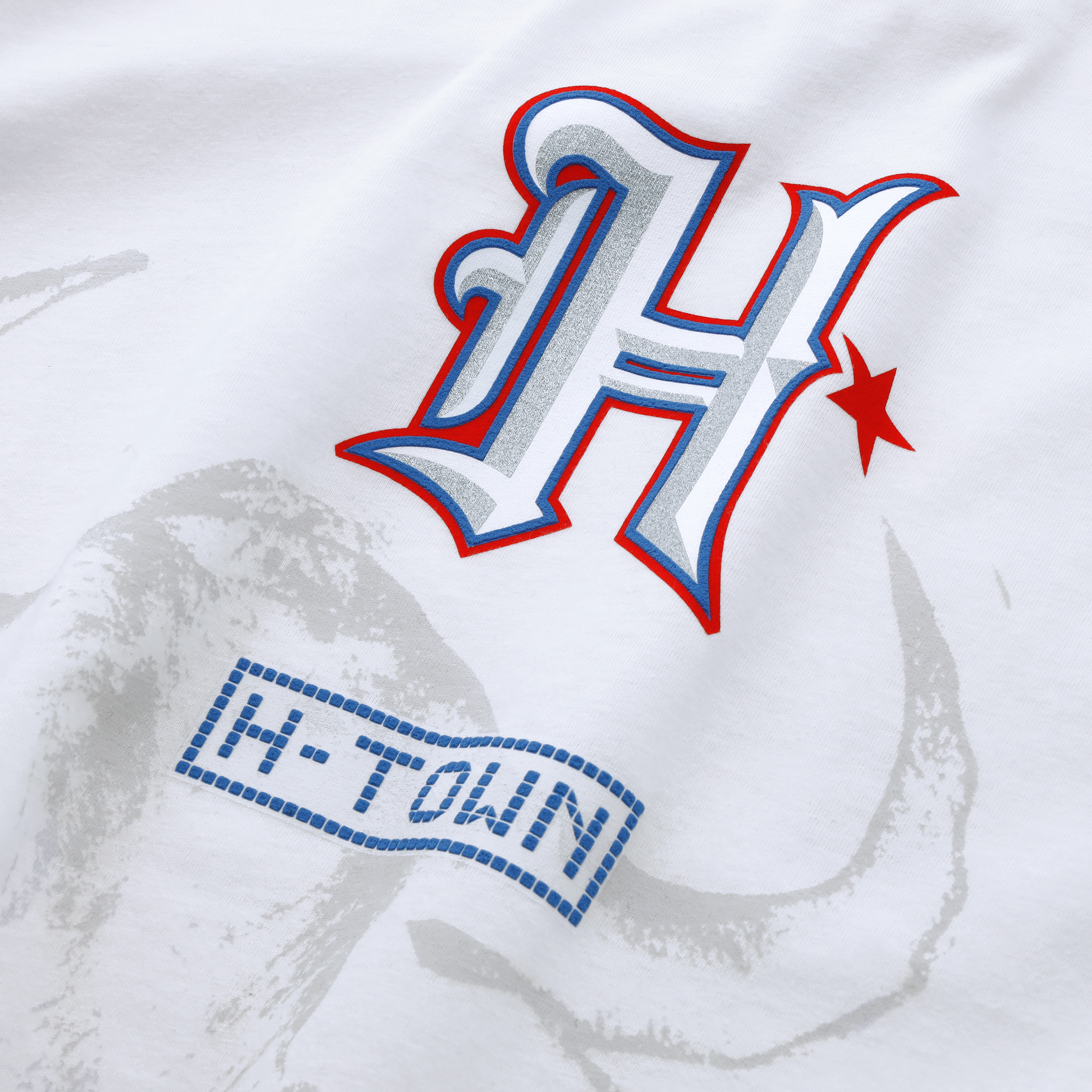 T-shirt boyfriend ample Nike pour femme, collection Rivalries 2026 des Houston Texans, blanc