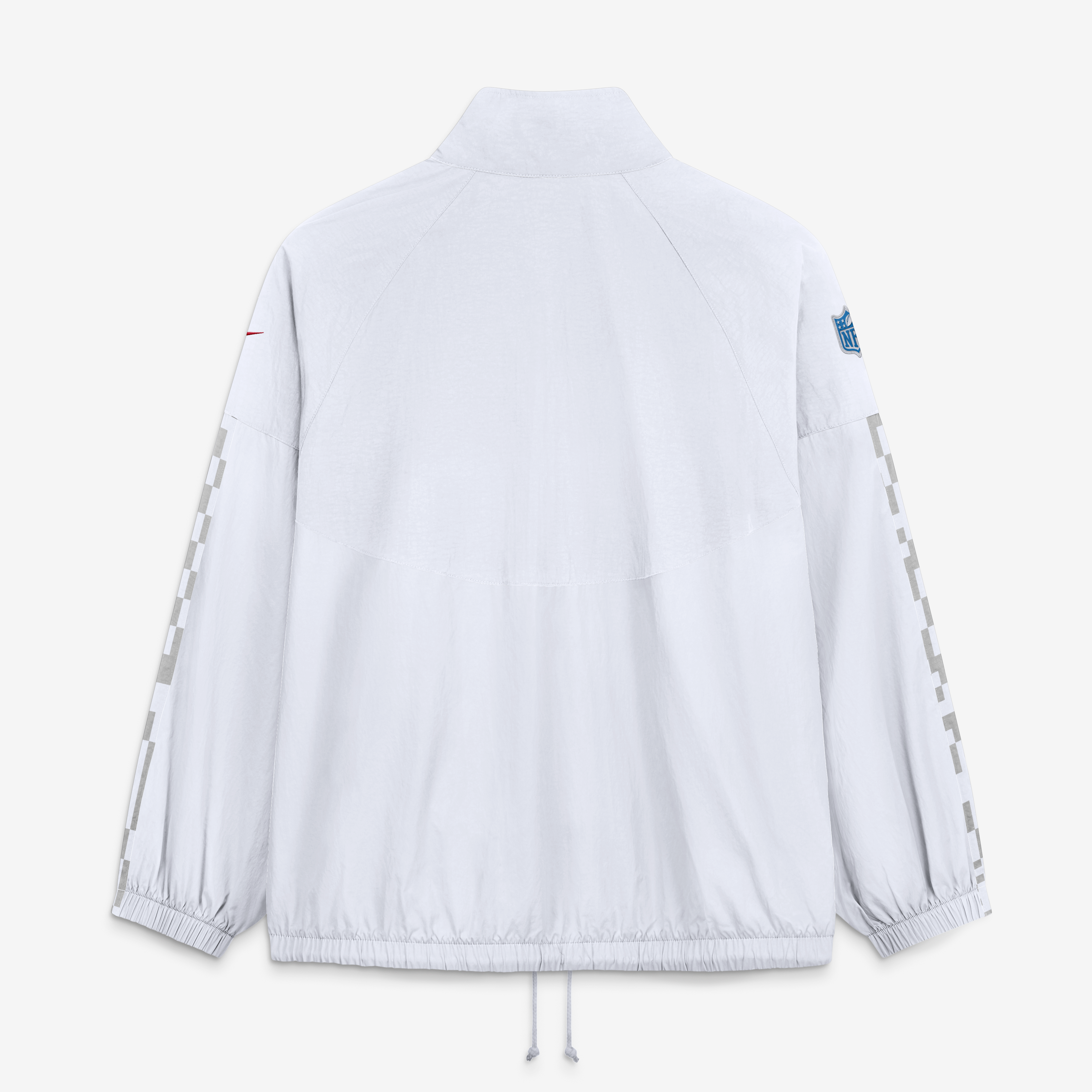 Veste zippée oversize Nike blanche pour femme, collection Houston Texans 2026 Rivalries