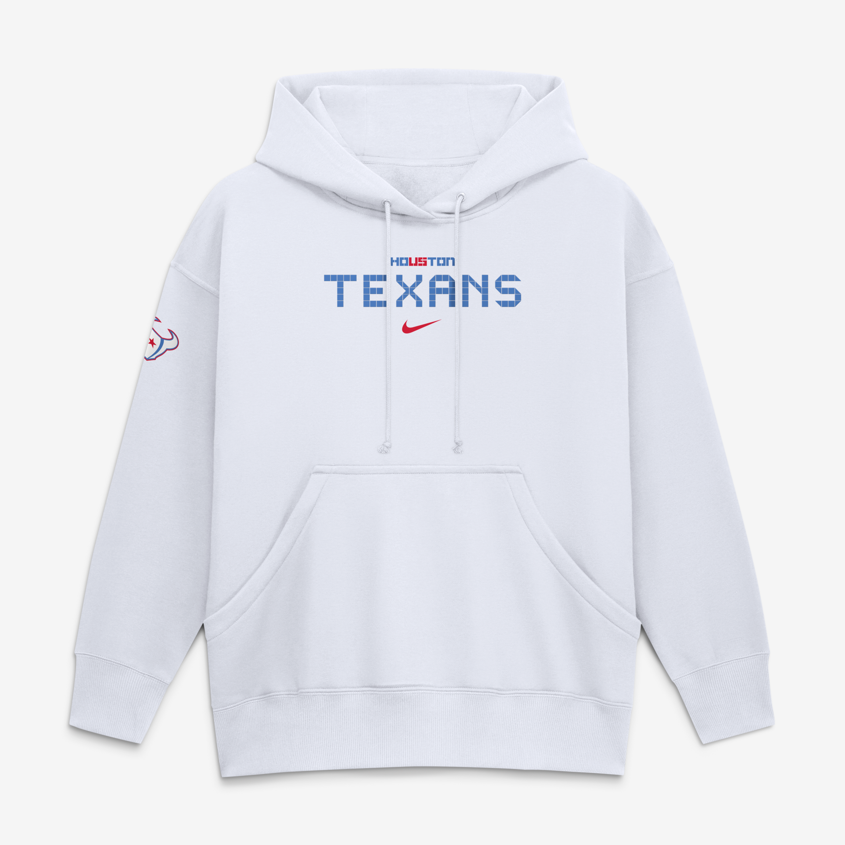 Women's Nike White Houston Texans 2026 Rivalries Collection Oversized Pullover Hoodie