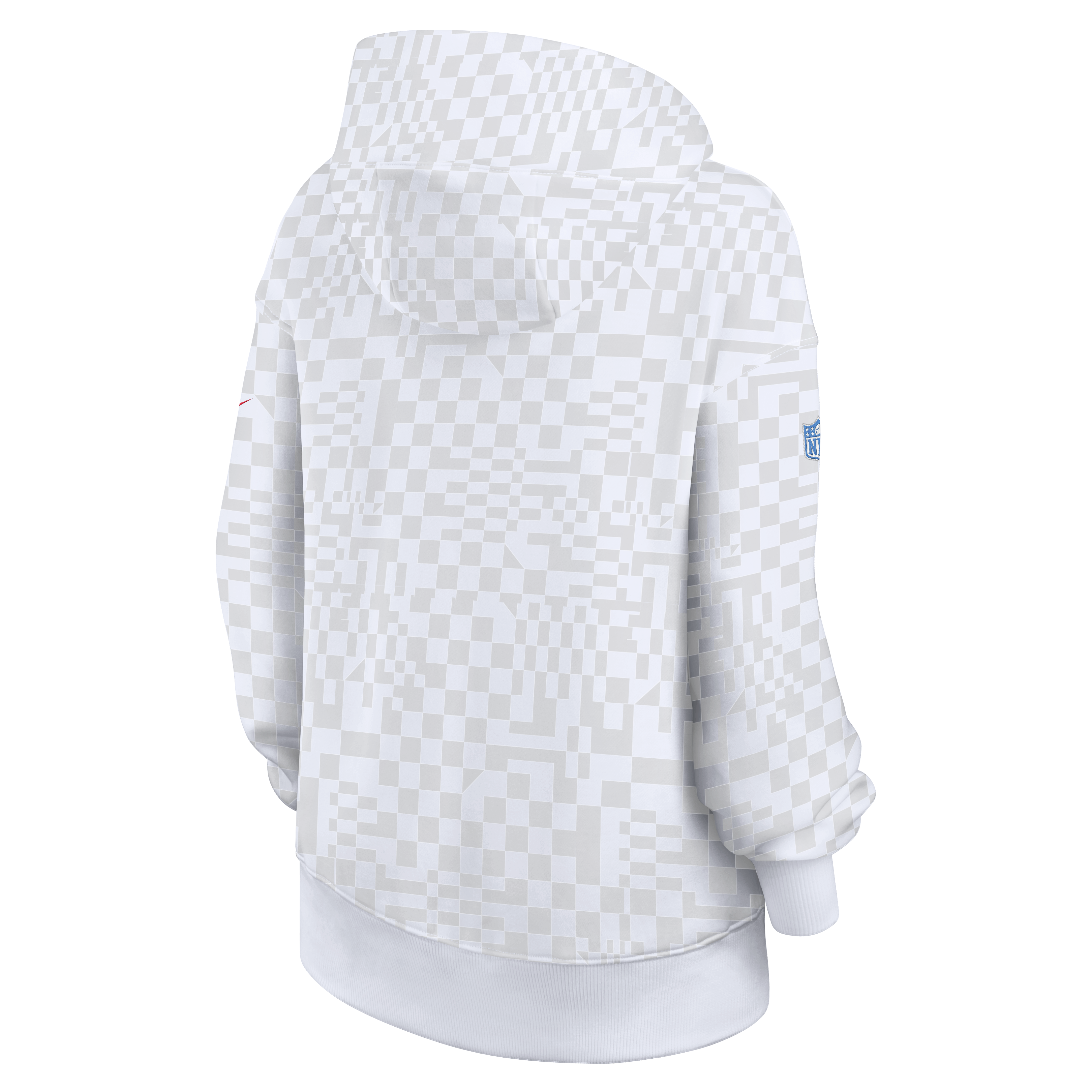 Sweat à capuche oversize Nike blanc Houston Texans Collection Rivalités 2026 pour femme