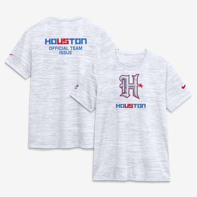  Houston Texans Nike Women's 2026 Rivalries Collection Sideline Velocity Dri-FIT T-Shirt - White