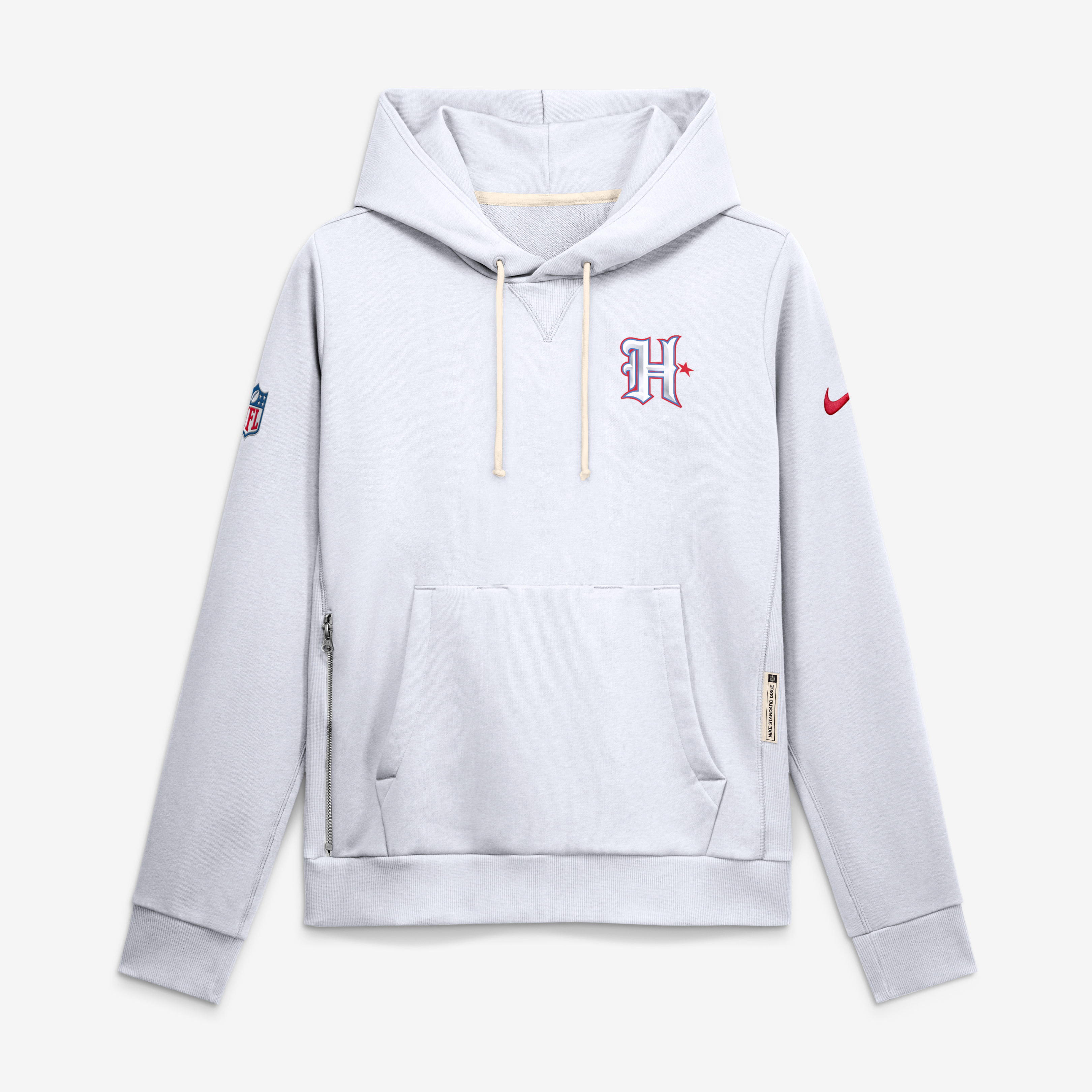 Women's Nike White Houston Texans 2026 Rivalries Collection Standard Issue Sideline Pullover Hoodie
