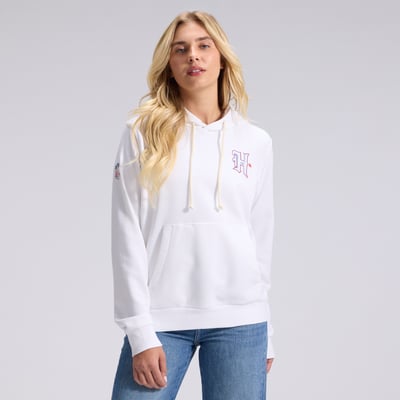  Houston Texans Nike Women's 2026 Rivalries Collection Standard Issue Sideline Pullover Hoodie - White