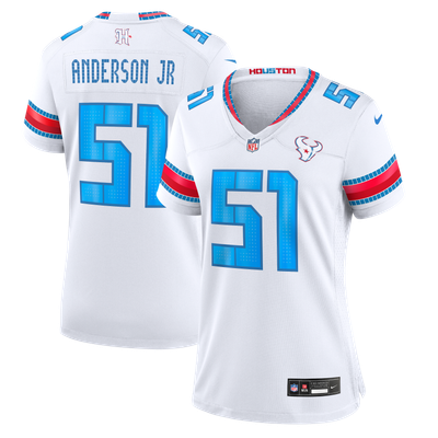Will Anderson Jr. Houston Texans Nike Women's 2026 Rivalries Collection Game Jersey - White