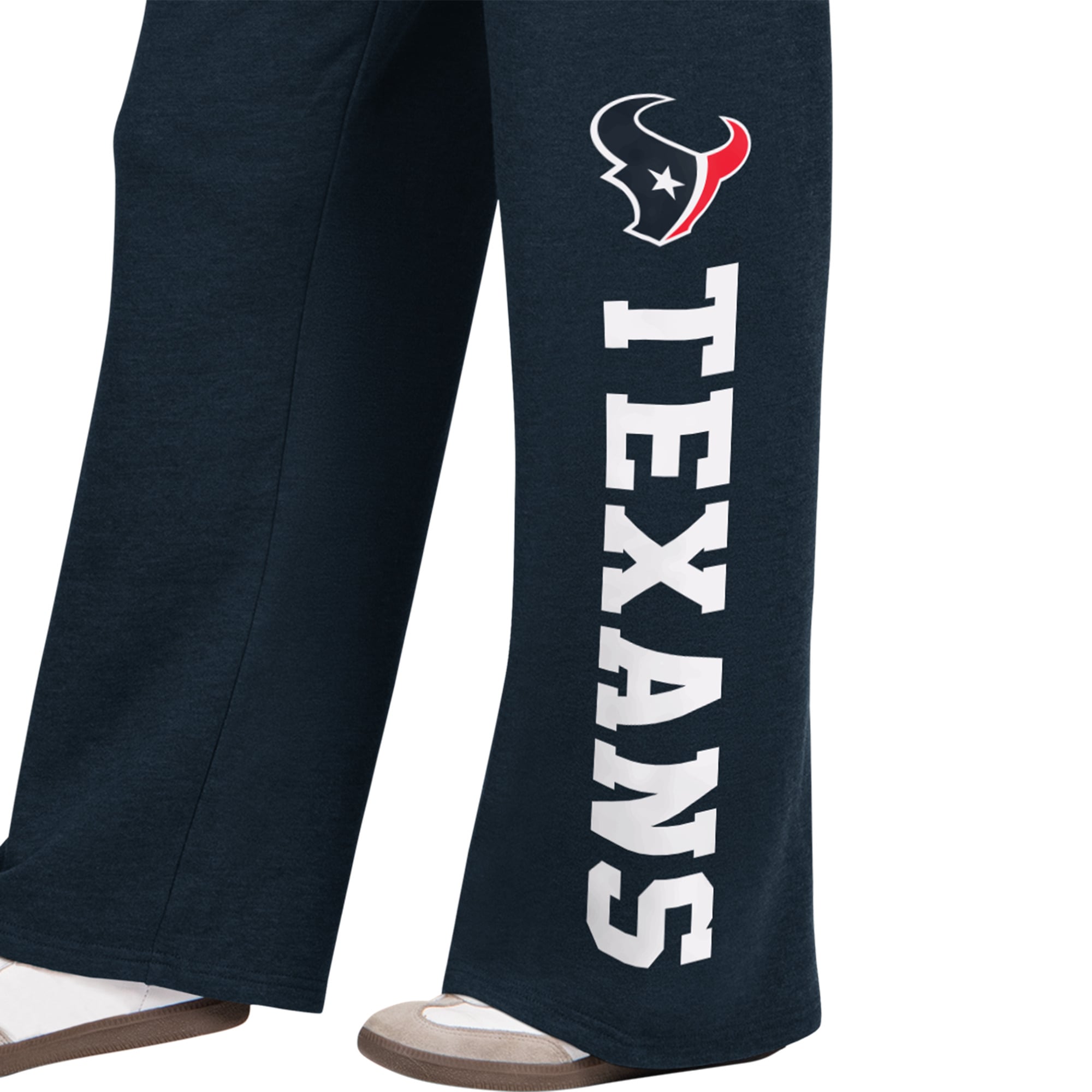 Pantalon de survêtement large Starter pour femme, bleu marine, Houston Texans Field