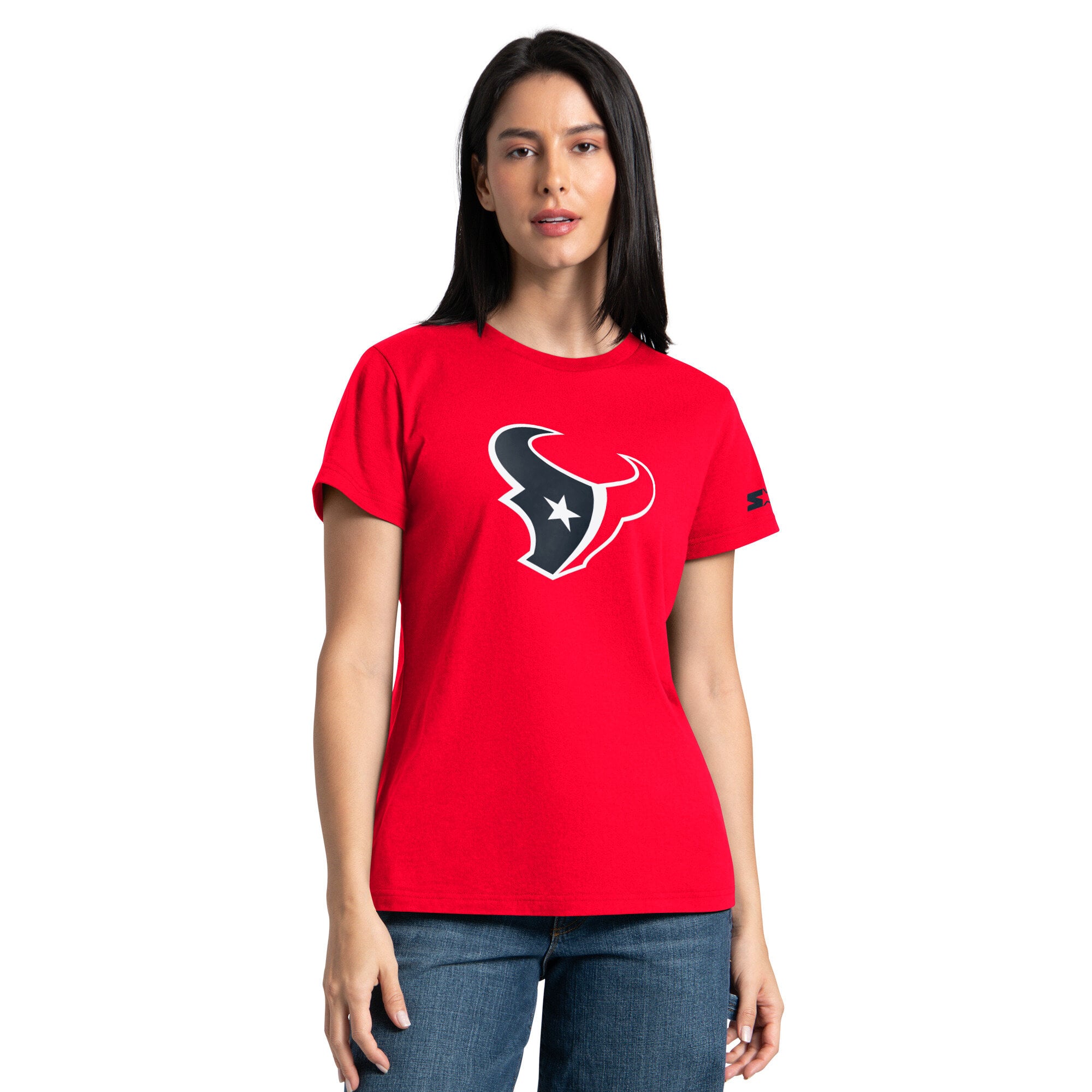 Ensemble sweat à capuche et t-shirt Starter rouge/marine pour femme