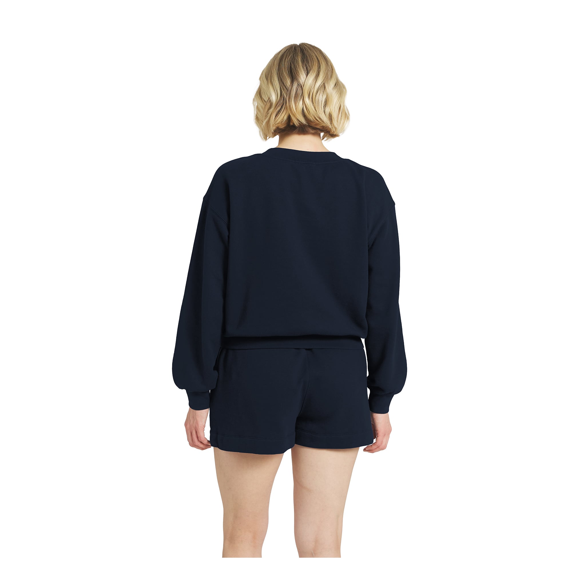 Women's WEAR by Erin Andrews Navy Houston Texans Fleece V-Neck Lounge Set