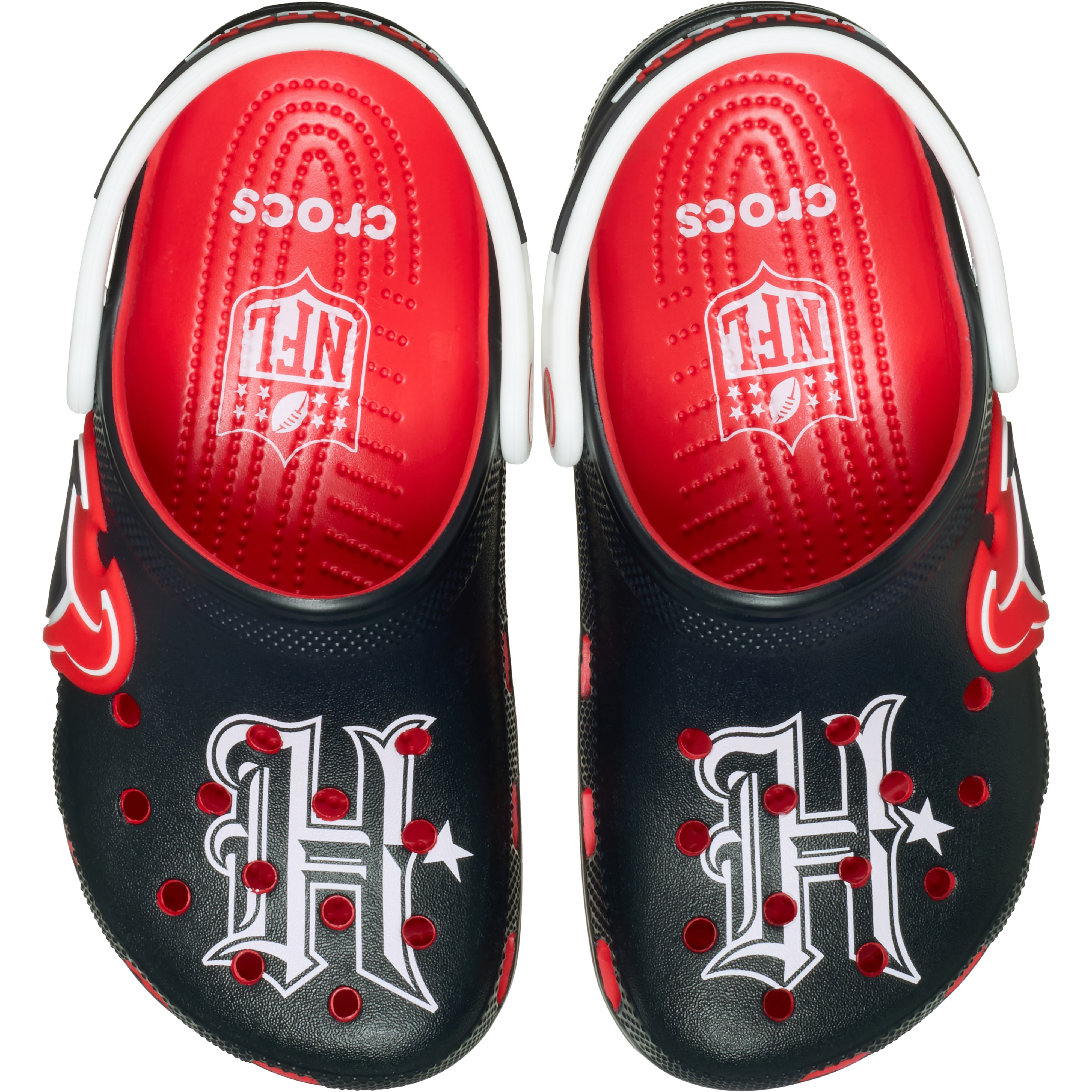 Youth Crocs  Navy Houston Texans Classic Clog