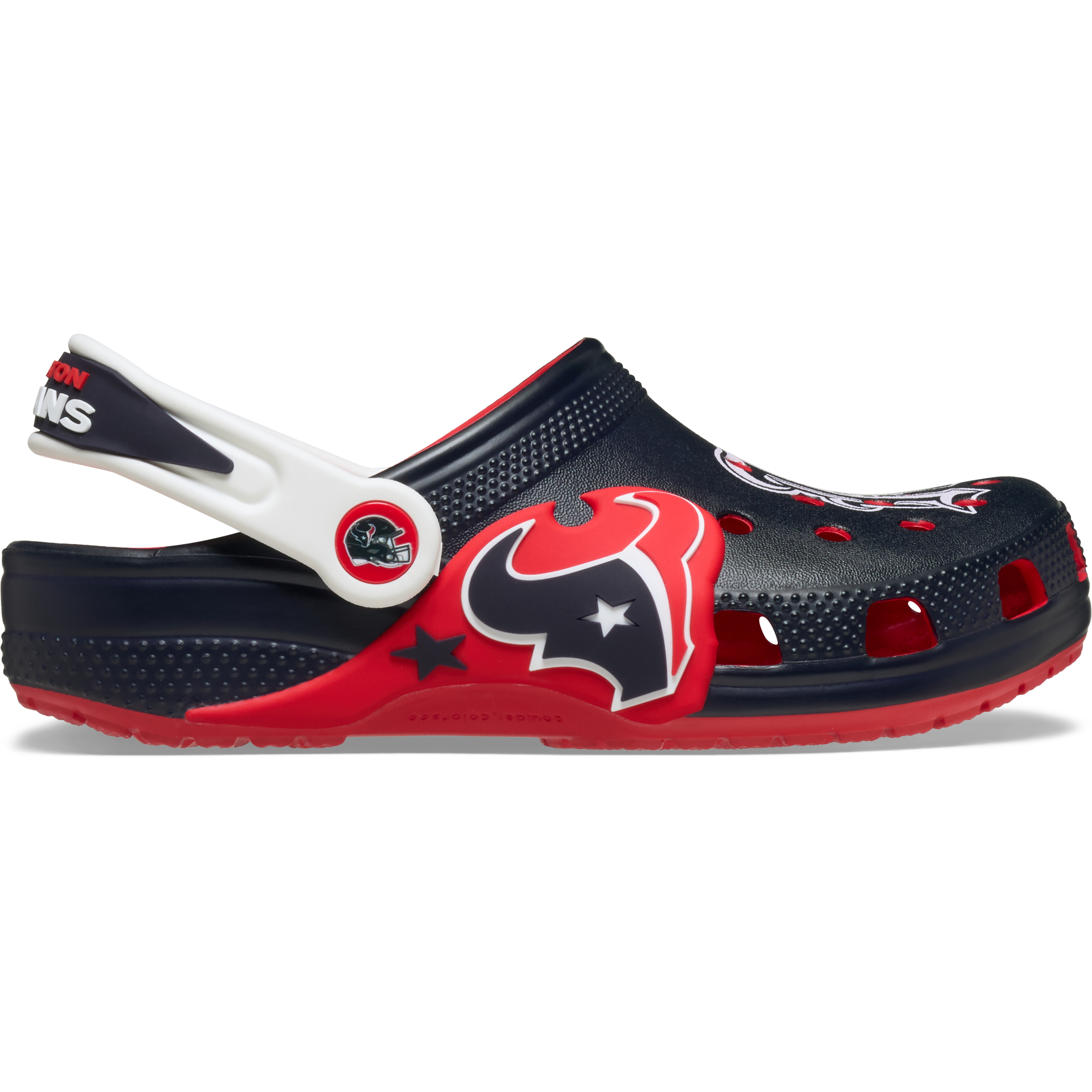 Youth Crocs  Navy Houston Texans Classic Clog