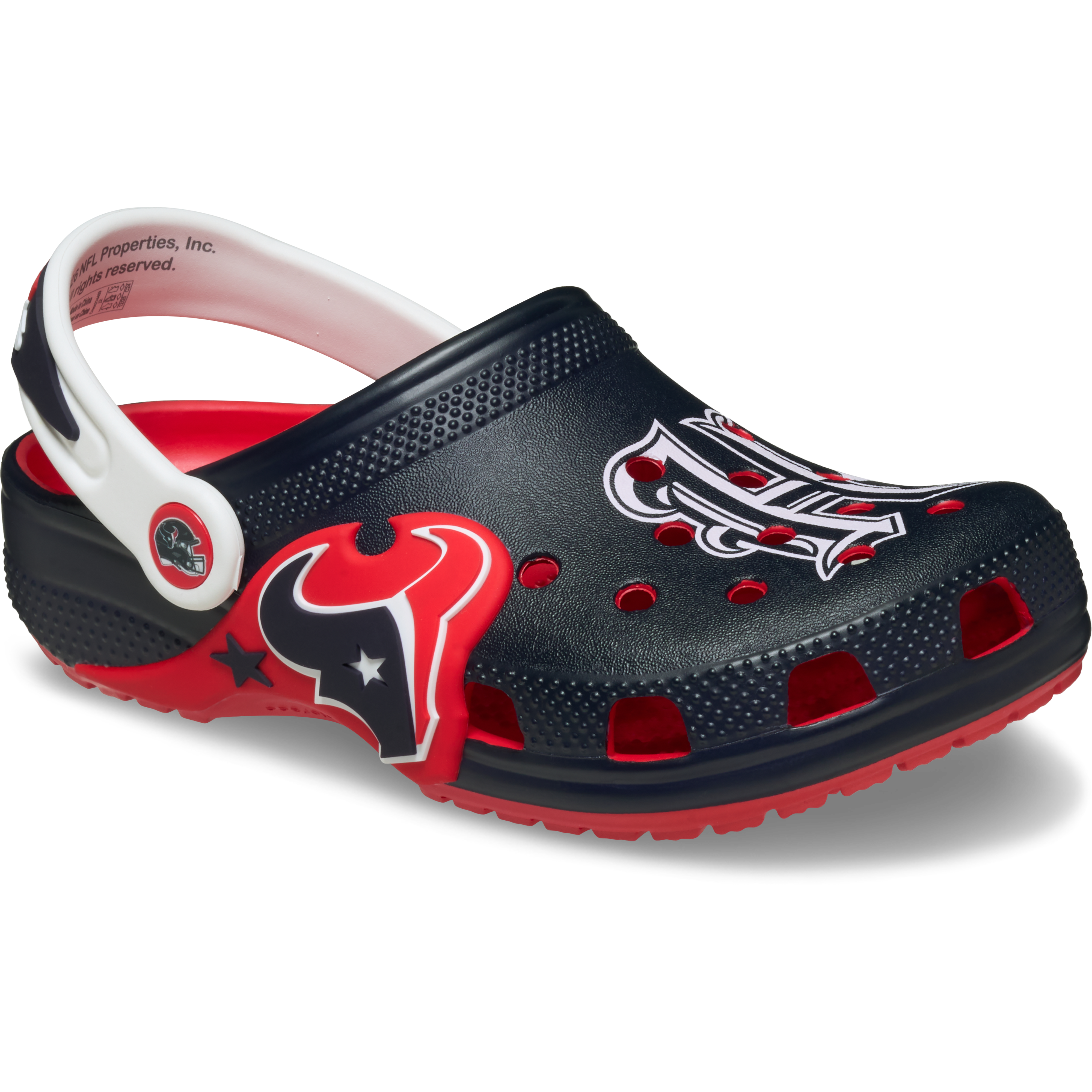 Youth Crocs  Navy Houston Texans Classic Clog