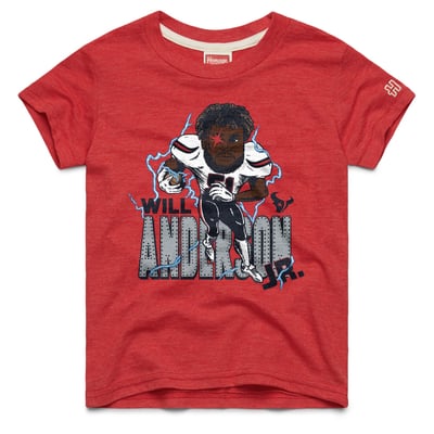 Will Anderson Jr. Houston Texans Homage Youth Caricature T-Shirt - Red