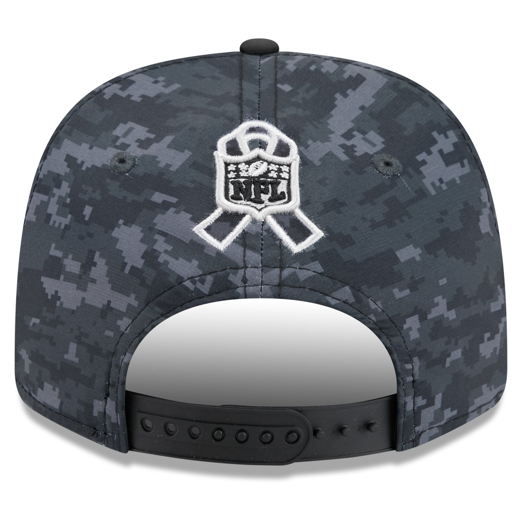 Casquette ajustable New Era noire pour jeunes Houston Texans 2026 Salute To Service 9SEVENTY