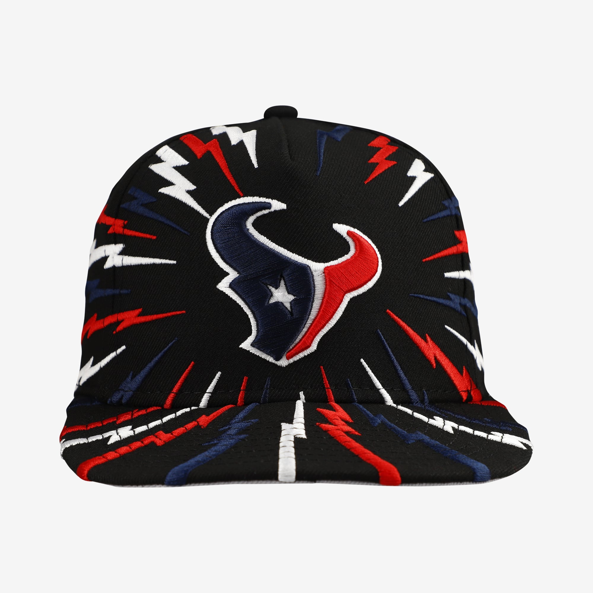 Casquette snapback New Era Bolt 9FIFTY A-Frame noire pour jeunes des Houston Texans