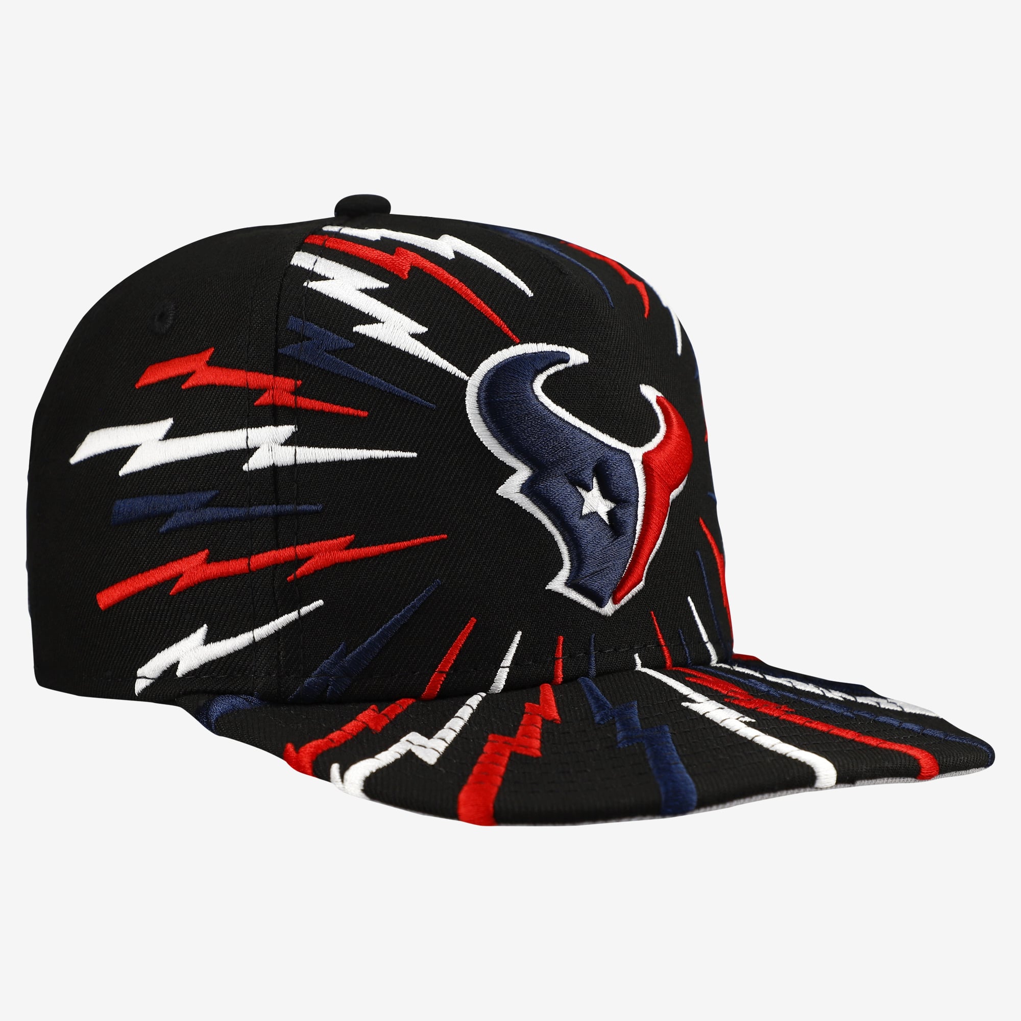 Casquette snapback New Era Bolt 9FIFTY A-Frame noire pour jeunes des Houston Texans