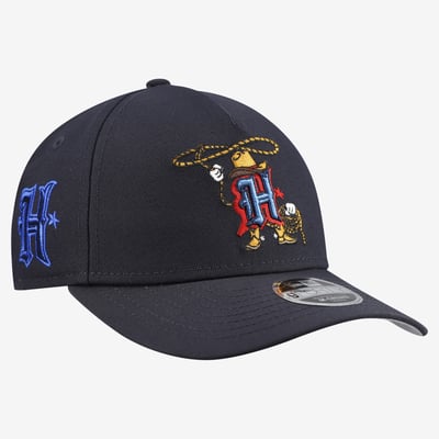 Houston Texans New Era Youth Cartoon 9FORTY A-Frame Adjustable Hat - Navy
