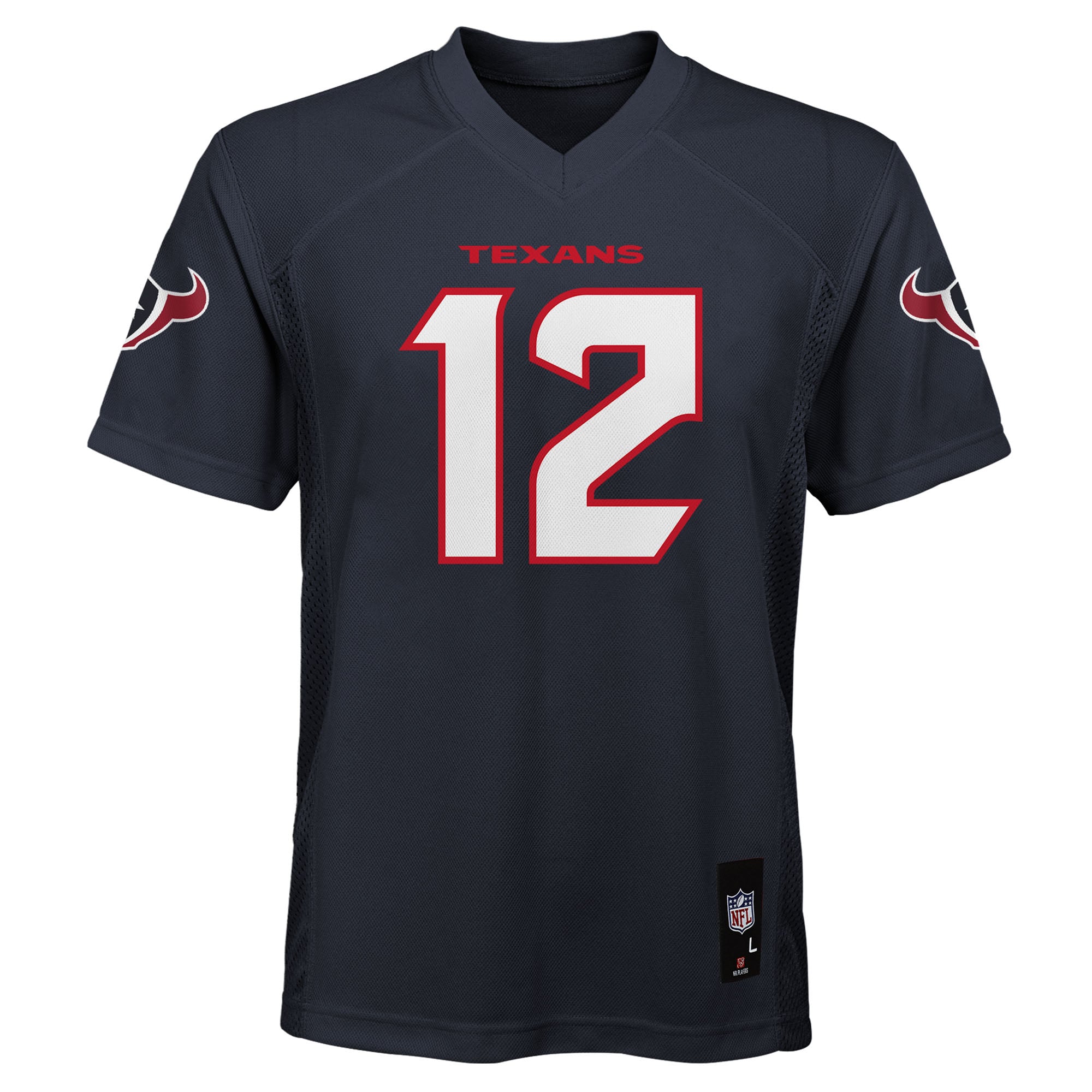 Youth Nico Collins Navy Houston Texans Replica Jersey
