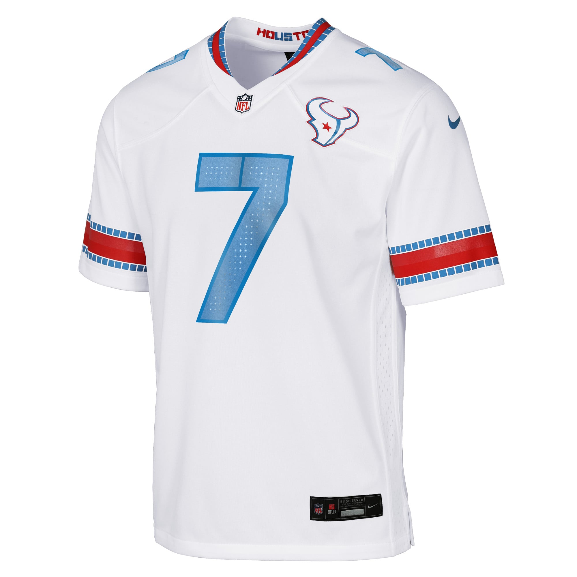 Youth Nike C.J. Stroud White Houston Texans 2026 Rivalries Collection Game Jersey