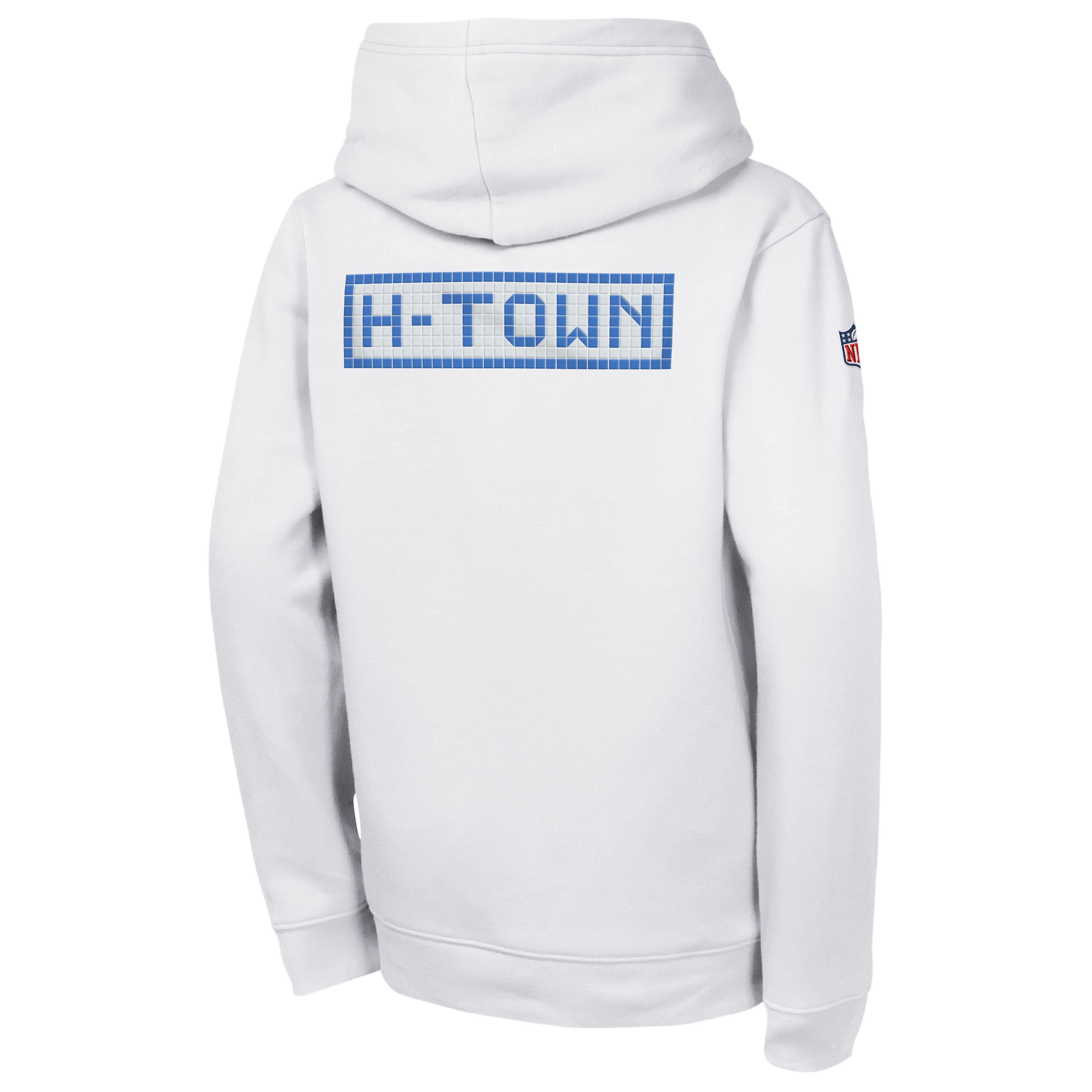 Sweat à capuche en polaire Nike Sideline Club Collection 2026 Rivalries pour jeunes, blanc, Houston Texans