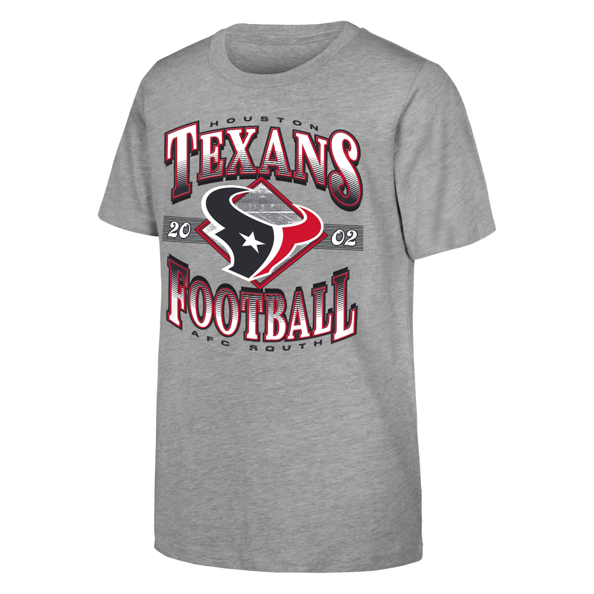 Youth Outerstuff  Heather Gray Houston Texans NFL Of Days Past T-Shirt