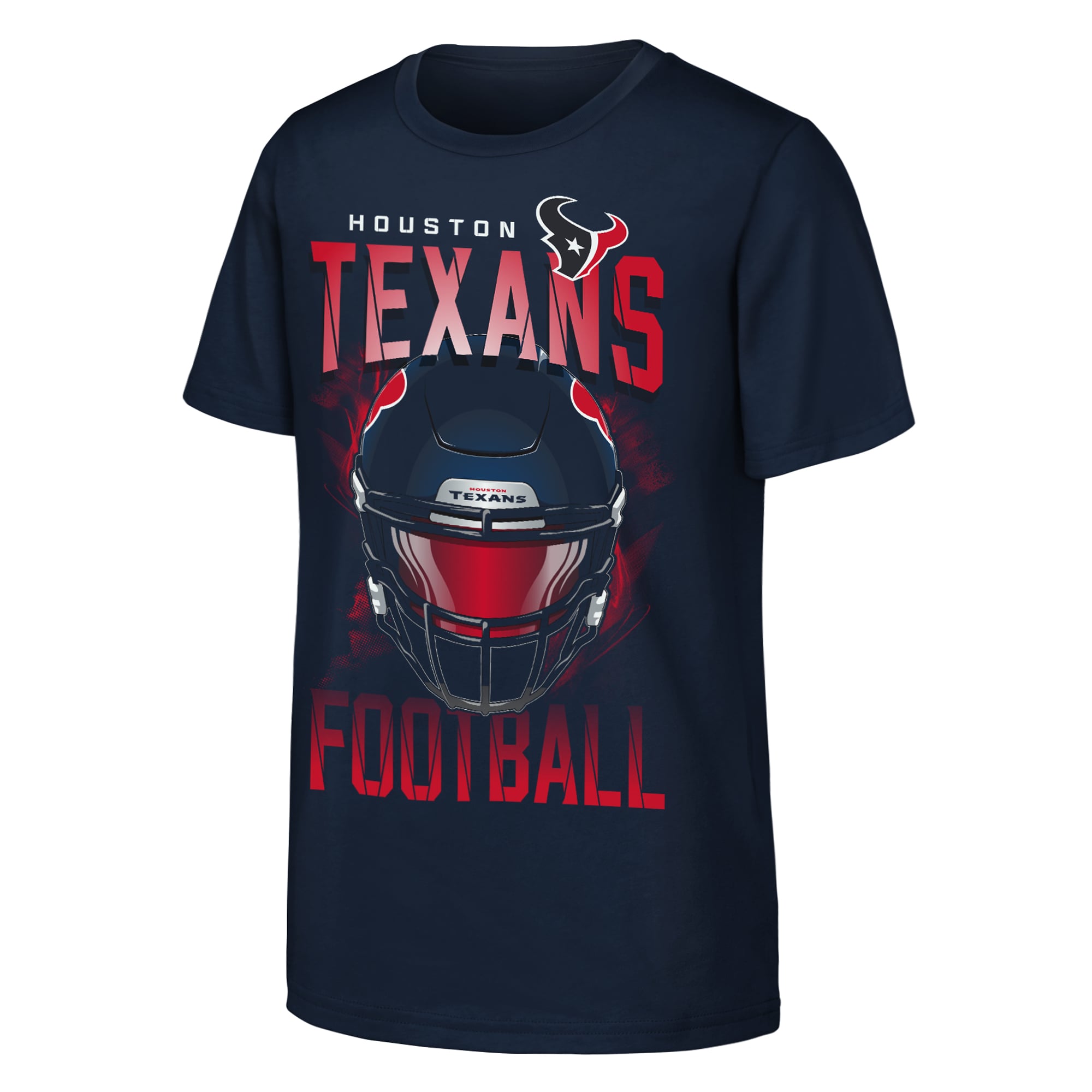 Youth Outerstuff Navy Houston Texans Full Gear T-Shirt