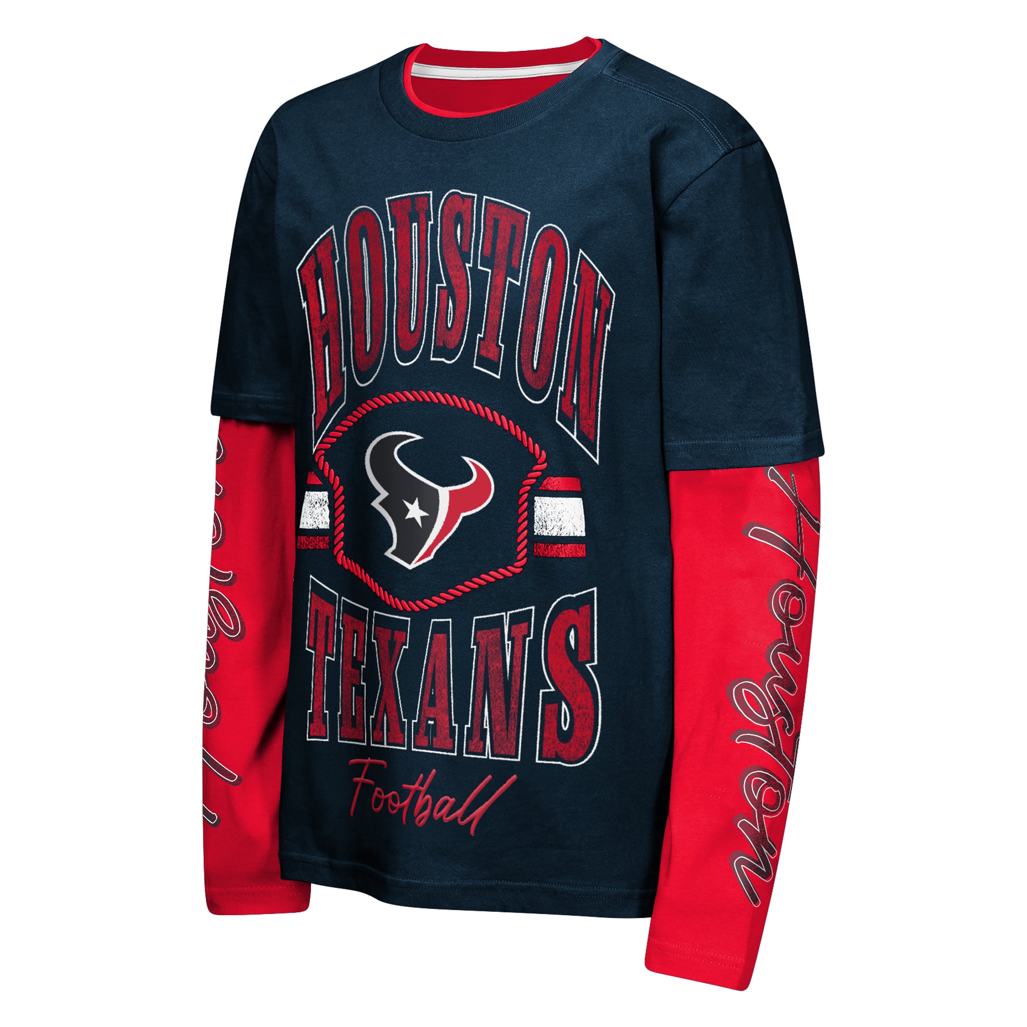Youth Outerstuff Navy Houston Texans Motion Combo Set