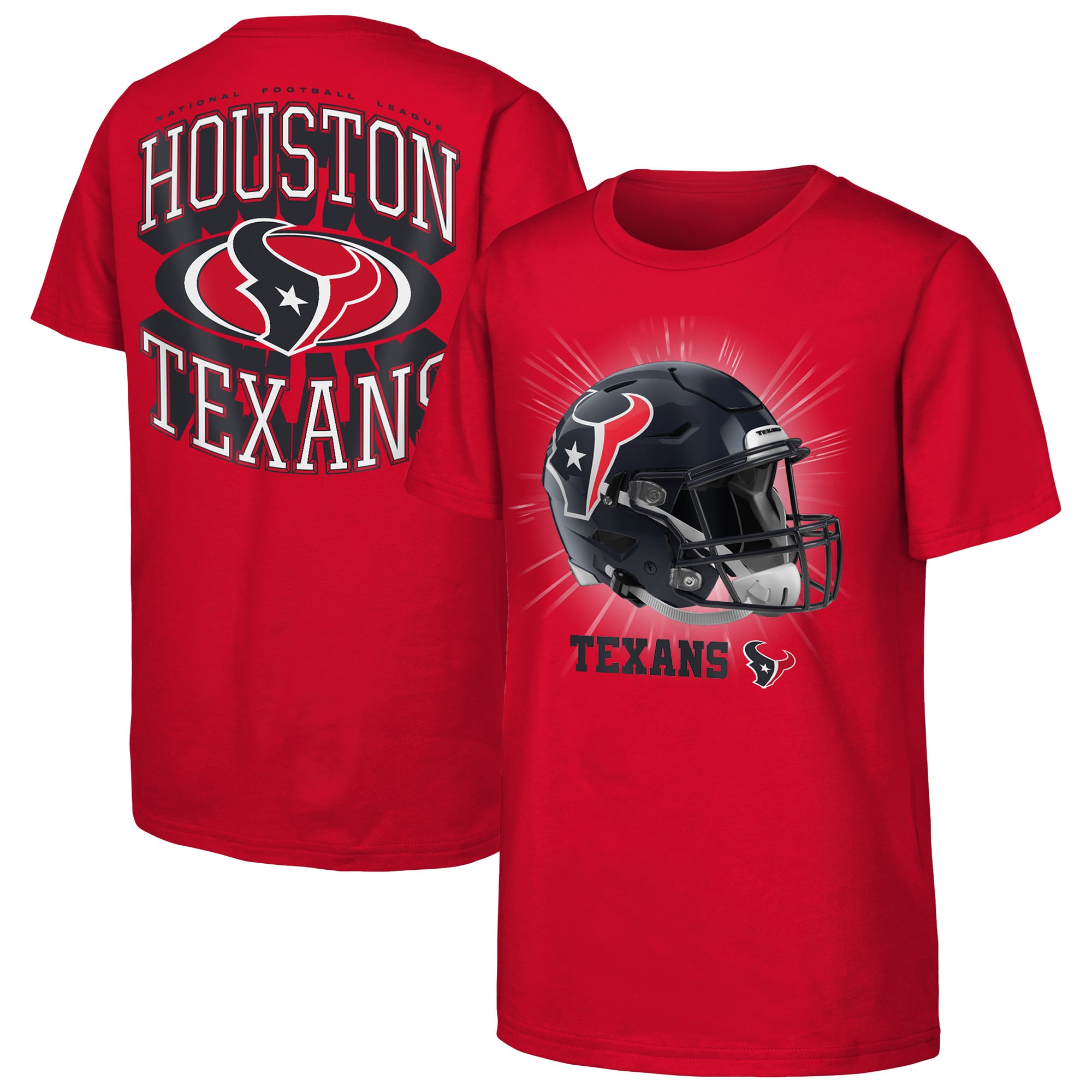 T-shirt Outerstuff rouge pour jeunes Houston Texans « Mentalité de gagnant »