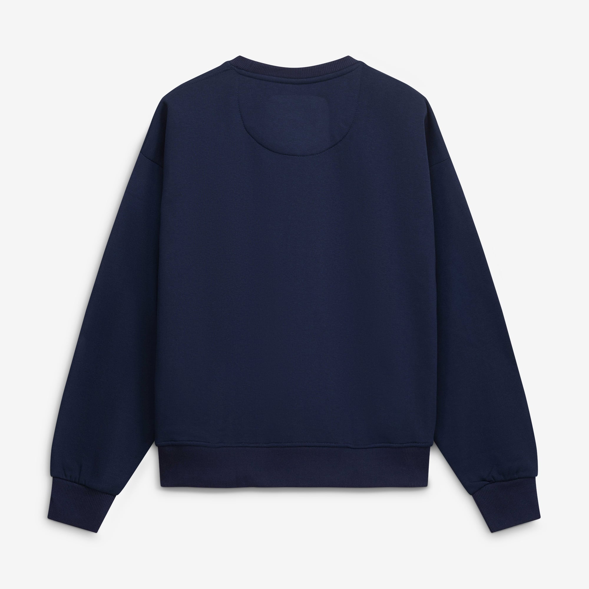 Sweat-shirt polaire oversize Pressbox Navy Howard Bison Janise avec logo sur l'arche, pour femme