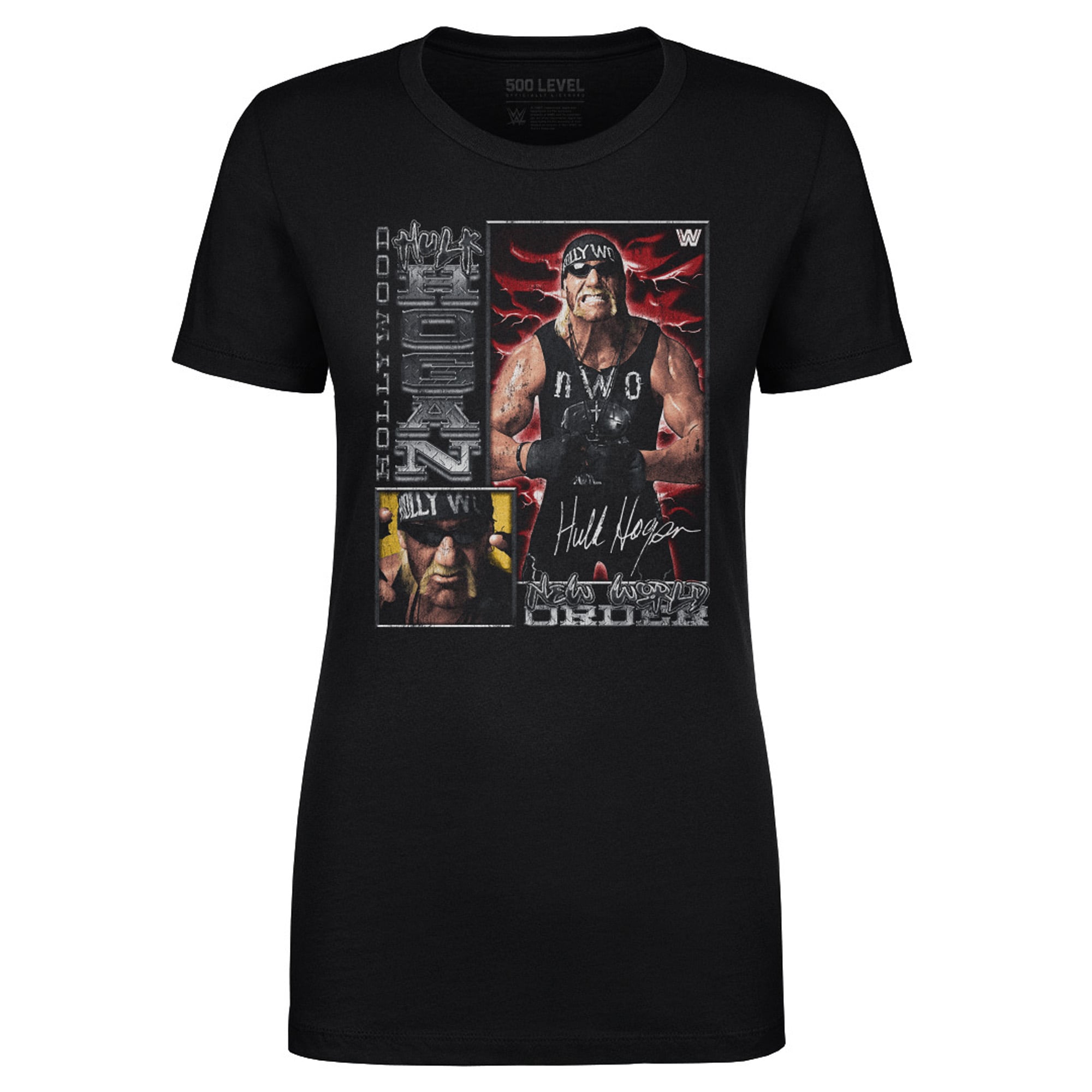 women-s-500-level-black-hulk-hogan-nwo-vintage-card-t-shirt