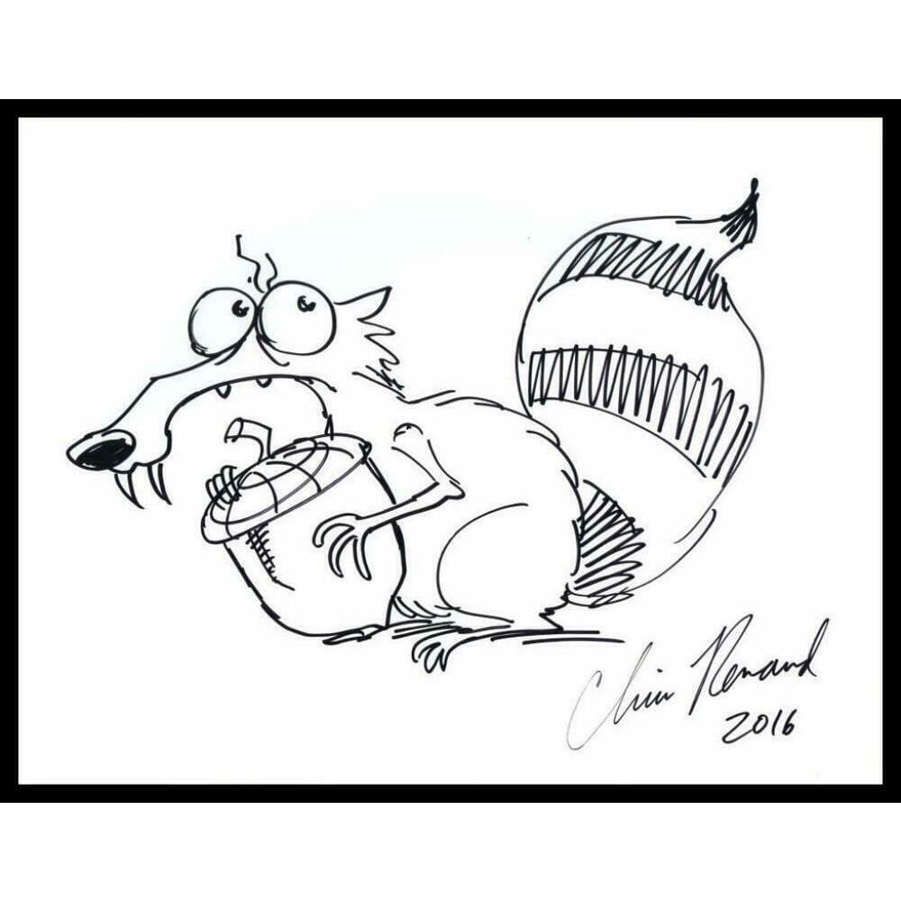 Scrat Draw Ice Age Scrat Drawing