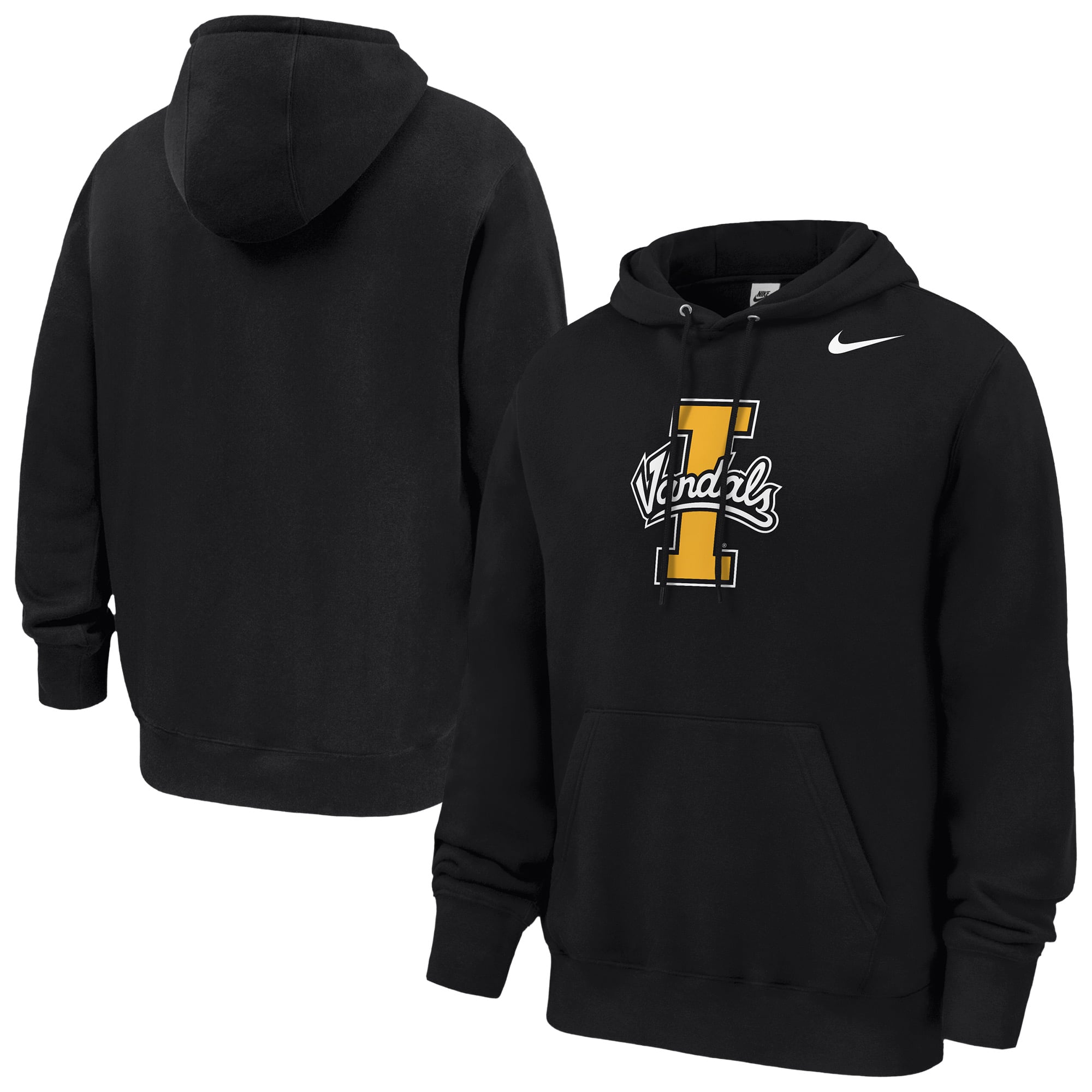 Sweat à capuche polaire Nike Idaho Vandals Club noir pour homme
