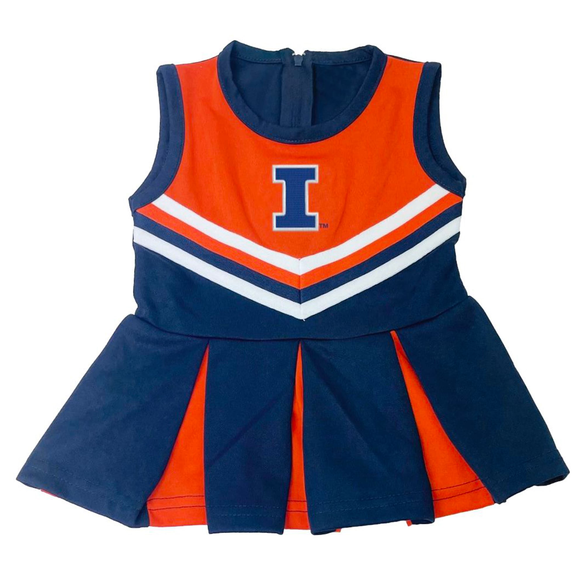 Girls Infant Navy Illinois Fighting Illini Cheer Jumper